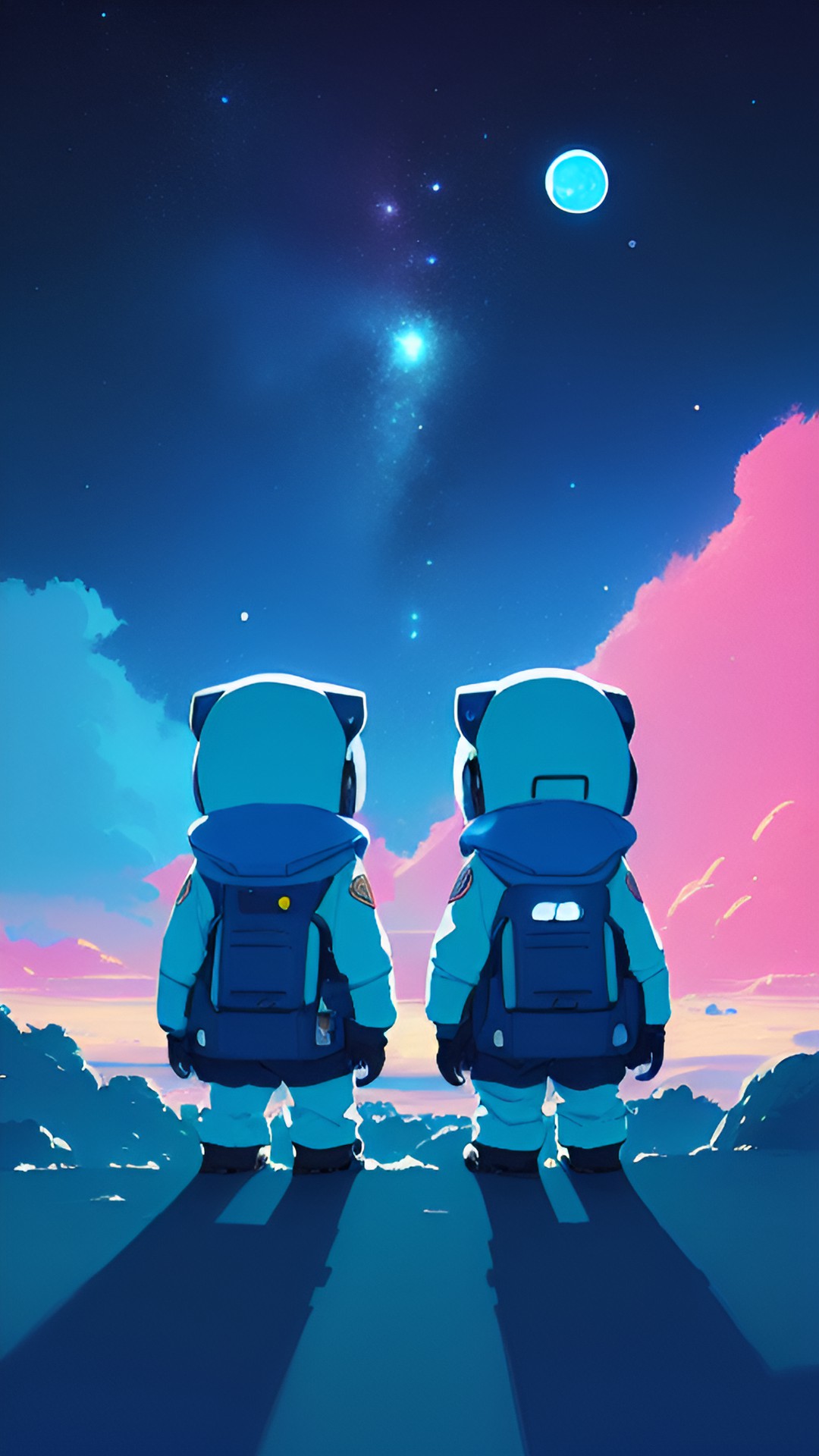 powder blue space buddies preview