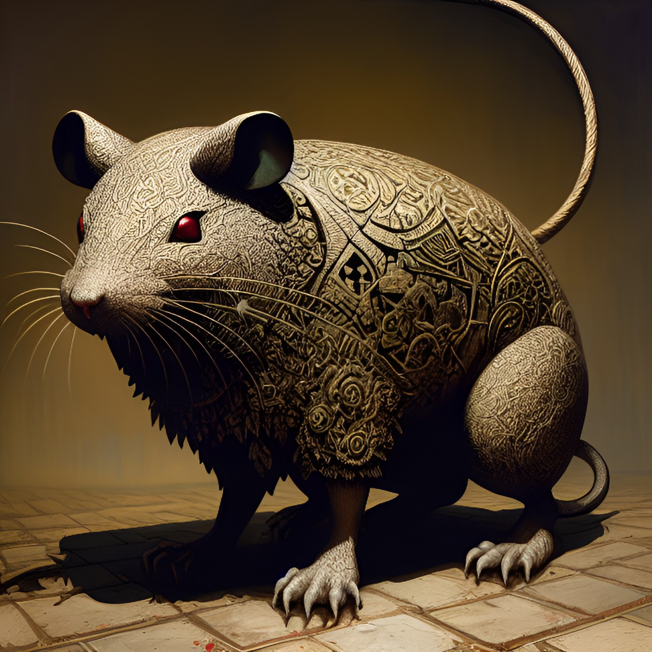 statue rat preview