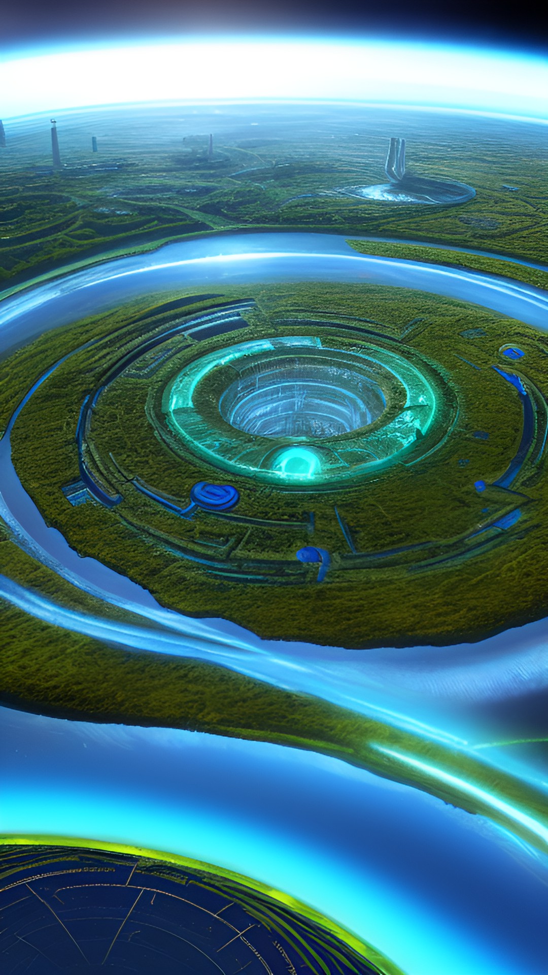 giant alien factory, space industrial zone, aliens, highly developed civilization, infrastructure, architectural masterpieces, abstract amazing fluid curves haos, futuristic eco base on alien planet, impossible, plant elements preview