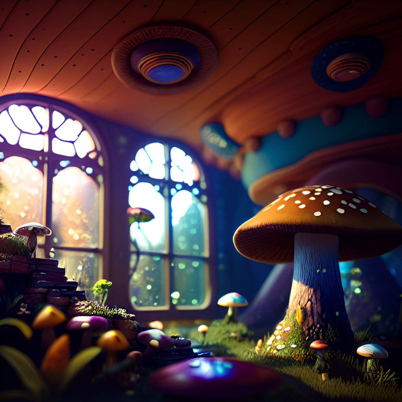 mushroom House 2 - mushroom house, high detail preview