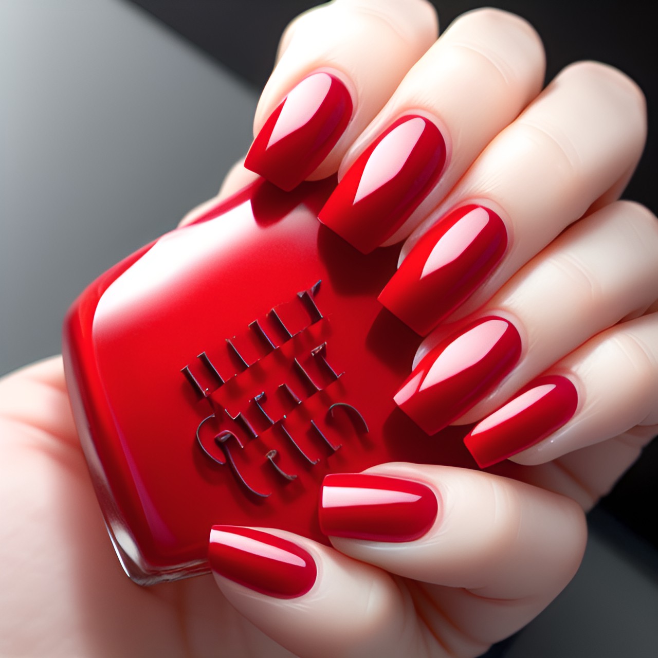 unhas grandes bonitas  e bem feitas vermelha preview