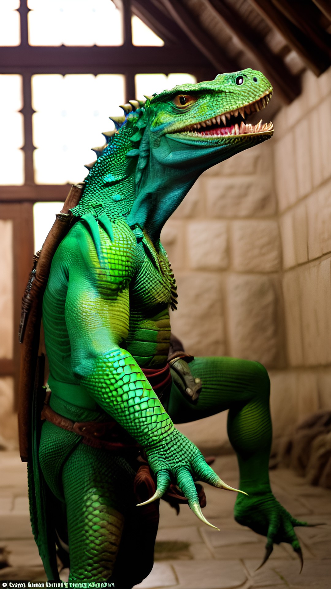 Lizalfo - warrior humanoid lizardlike human of ganon's army in live action zelda movie preview