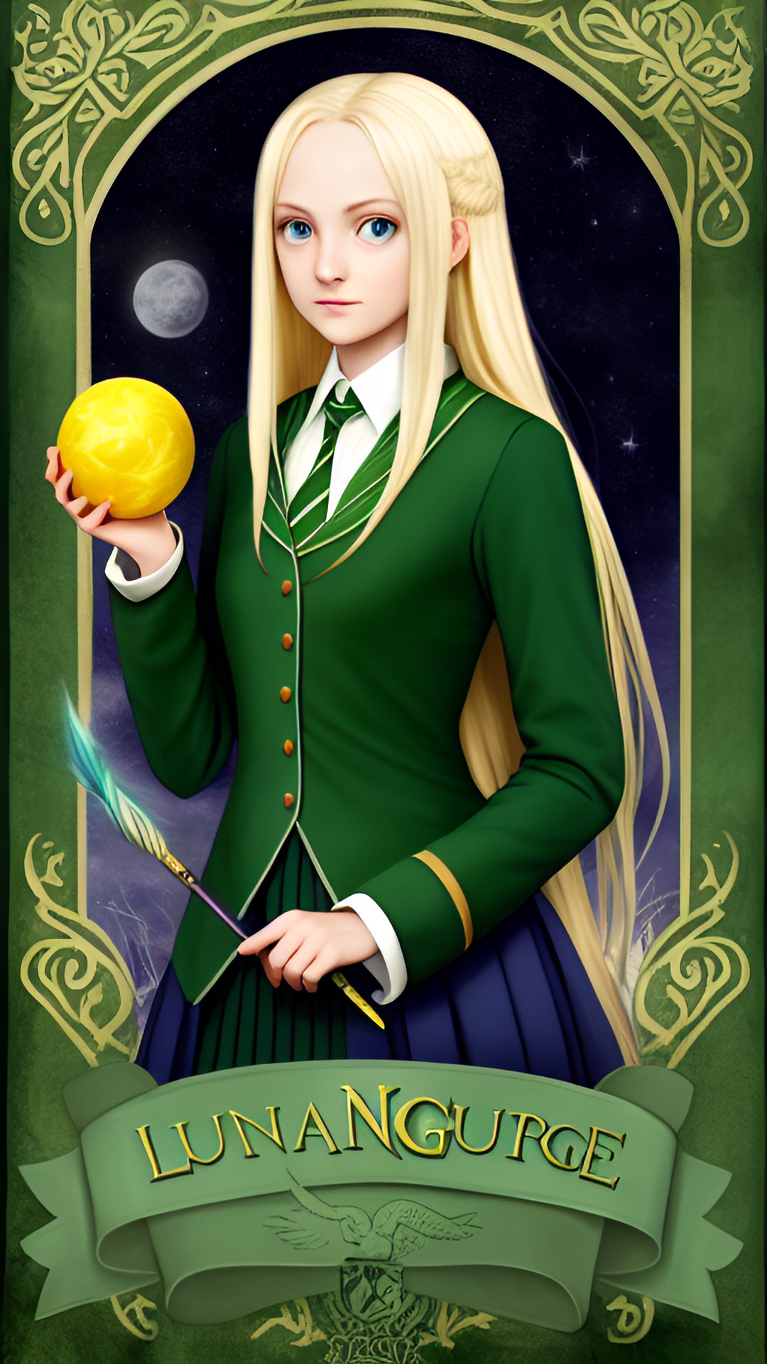 luna lovegood as a slytherin preview