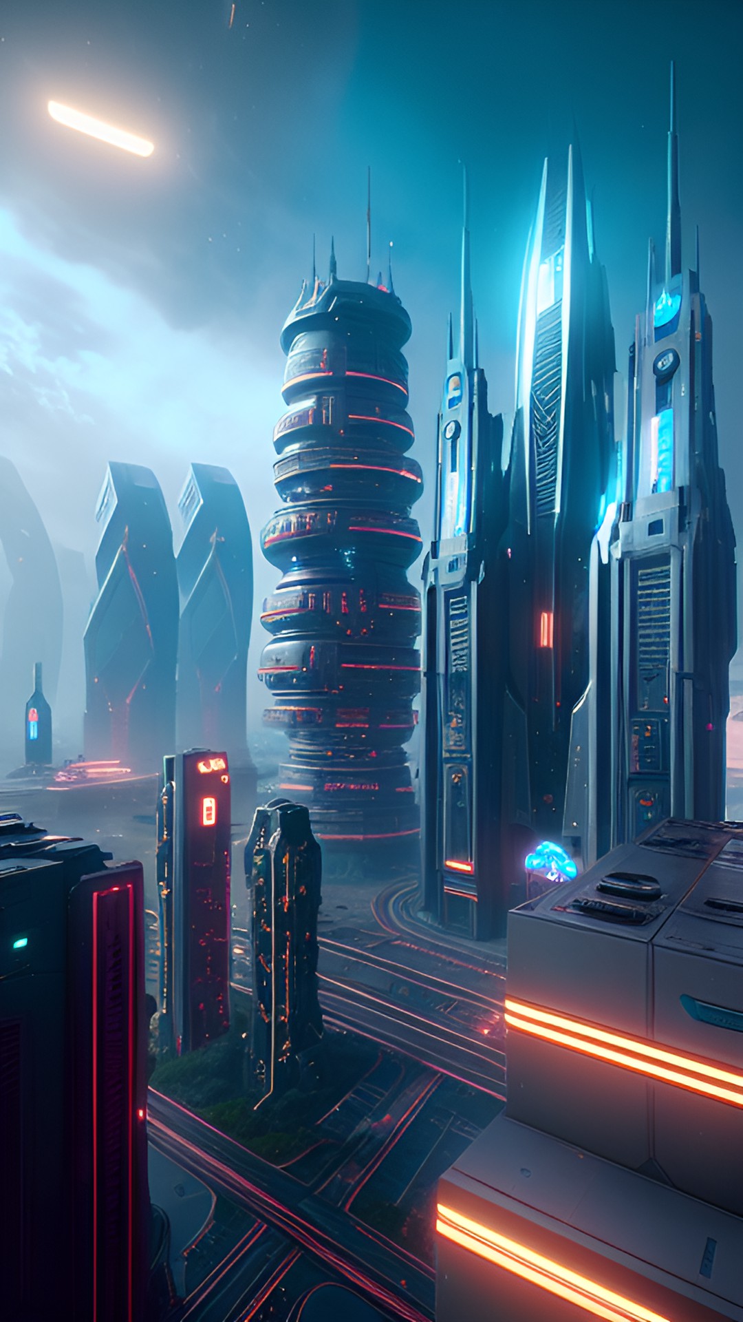 2150 - futuristic city preview