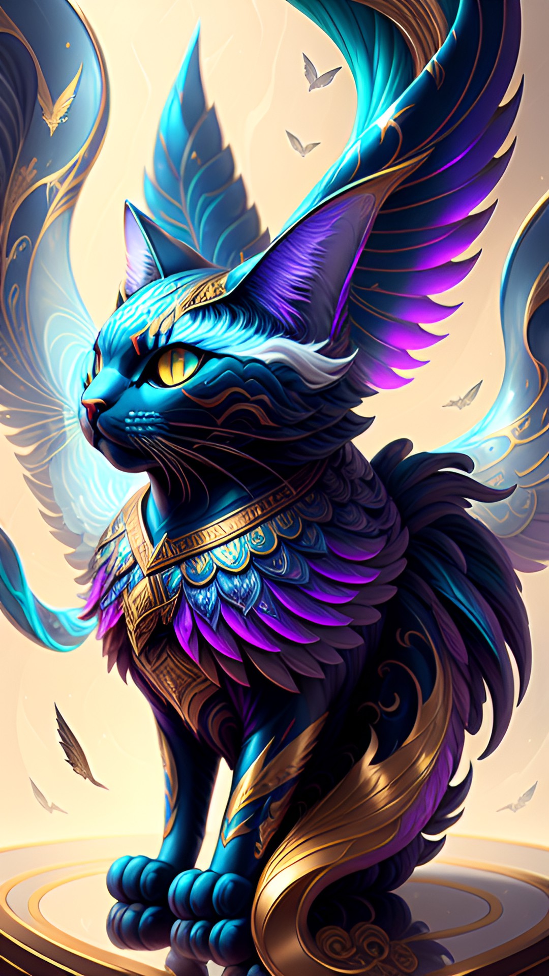 winged cat preview