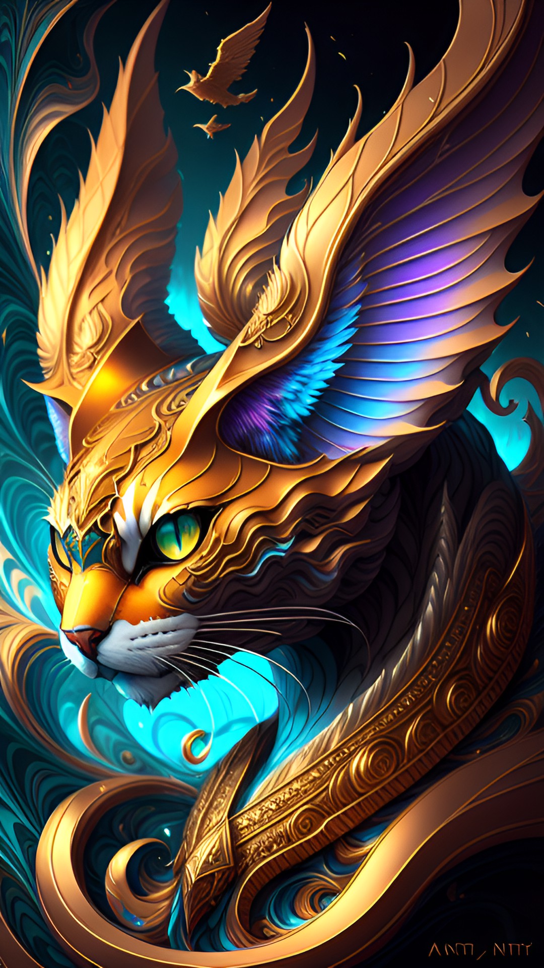 winged cat preview