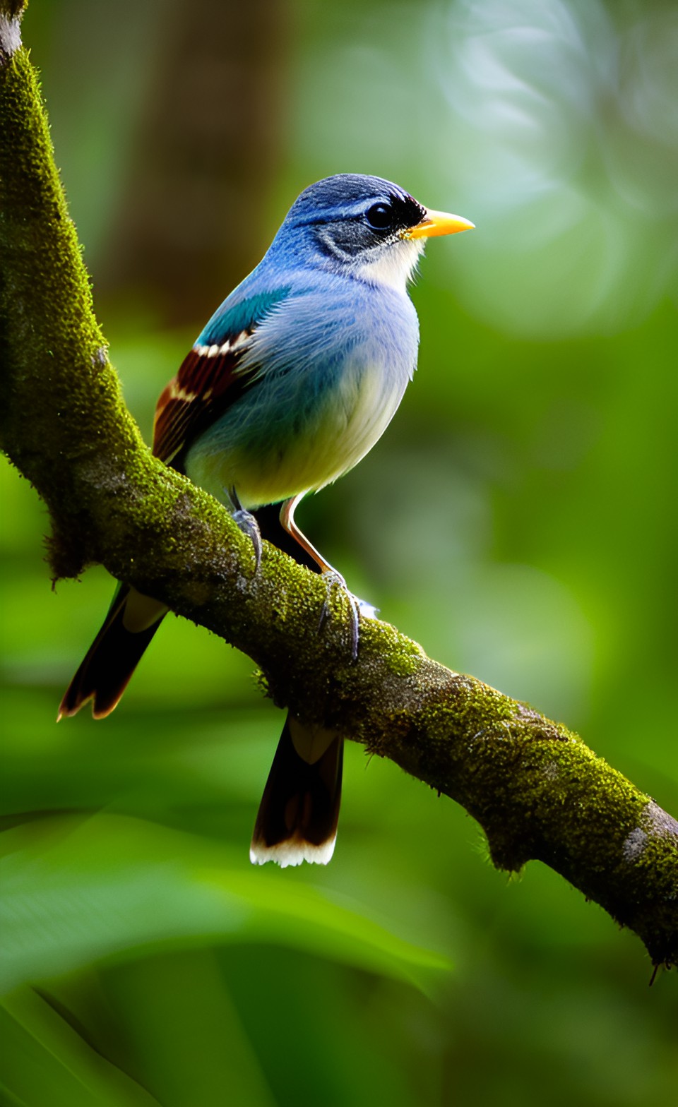 oiseau forêt - small bird in the forest preview