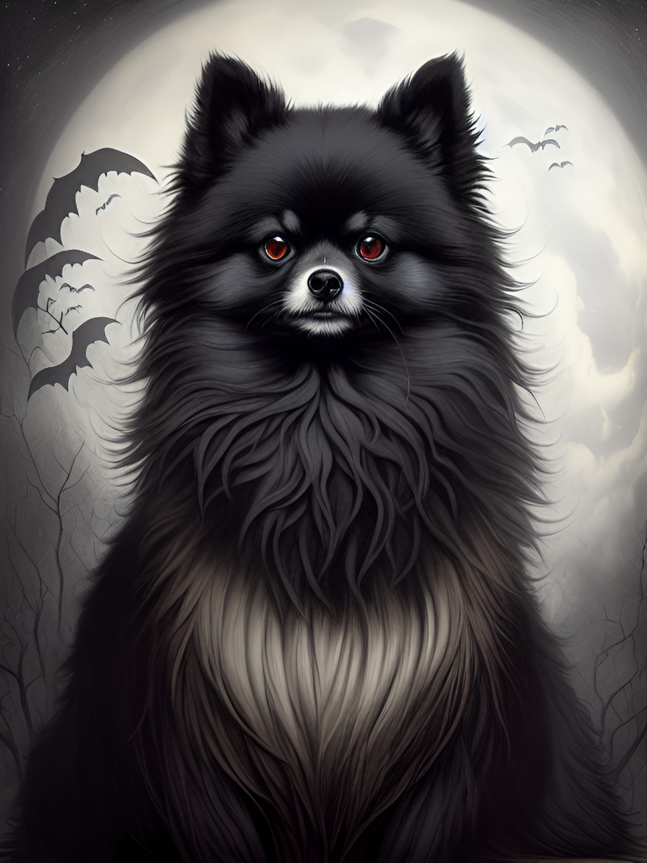 spooky pomeranian preview