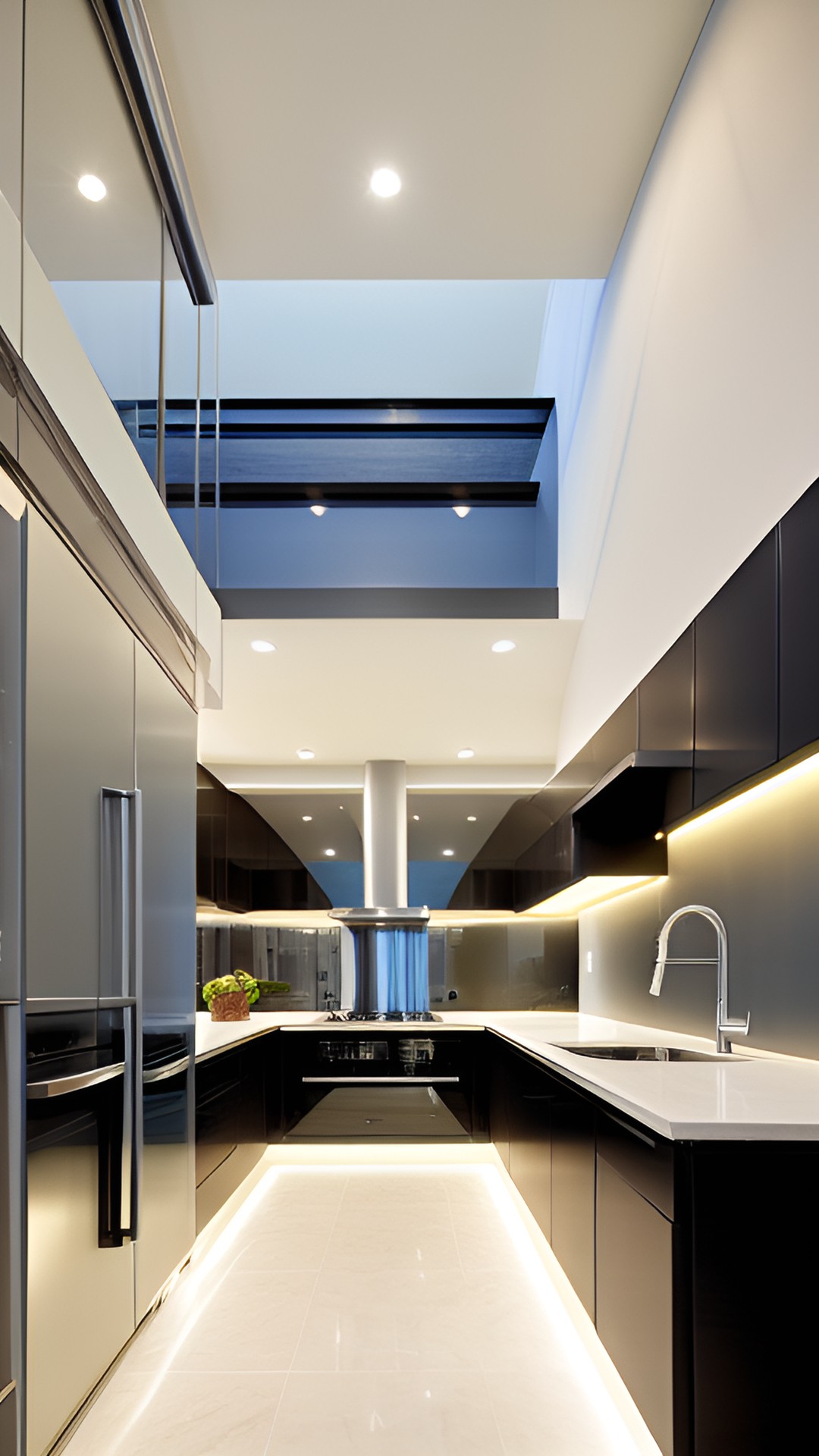 modern kitchen in a nice house preview