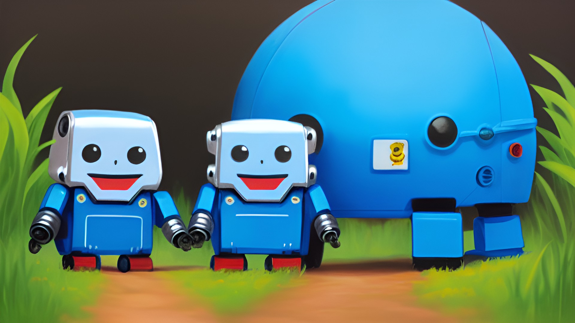 happy little robots preview