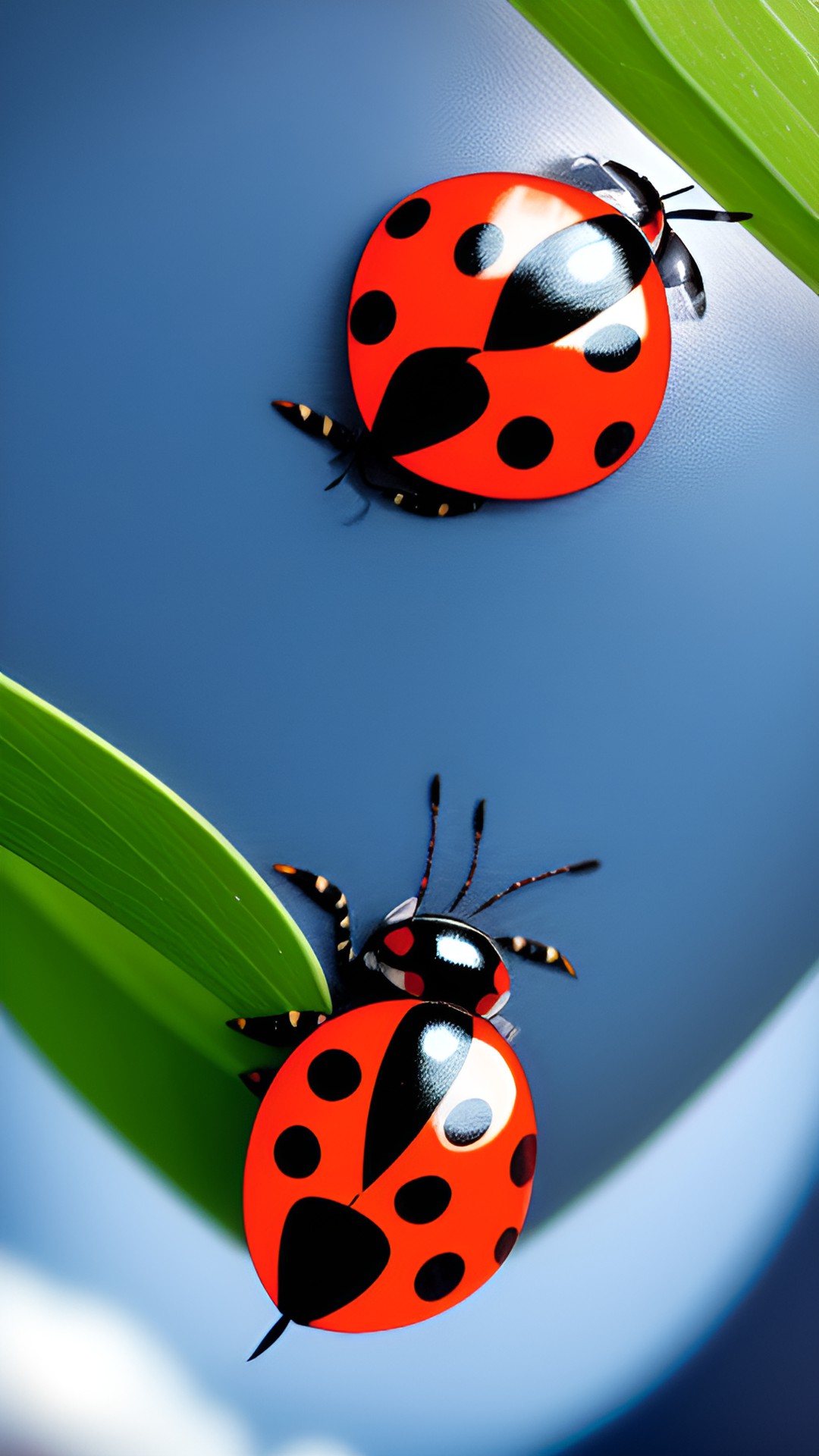 2 ladybugs in love in the eye of a storm preview