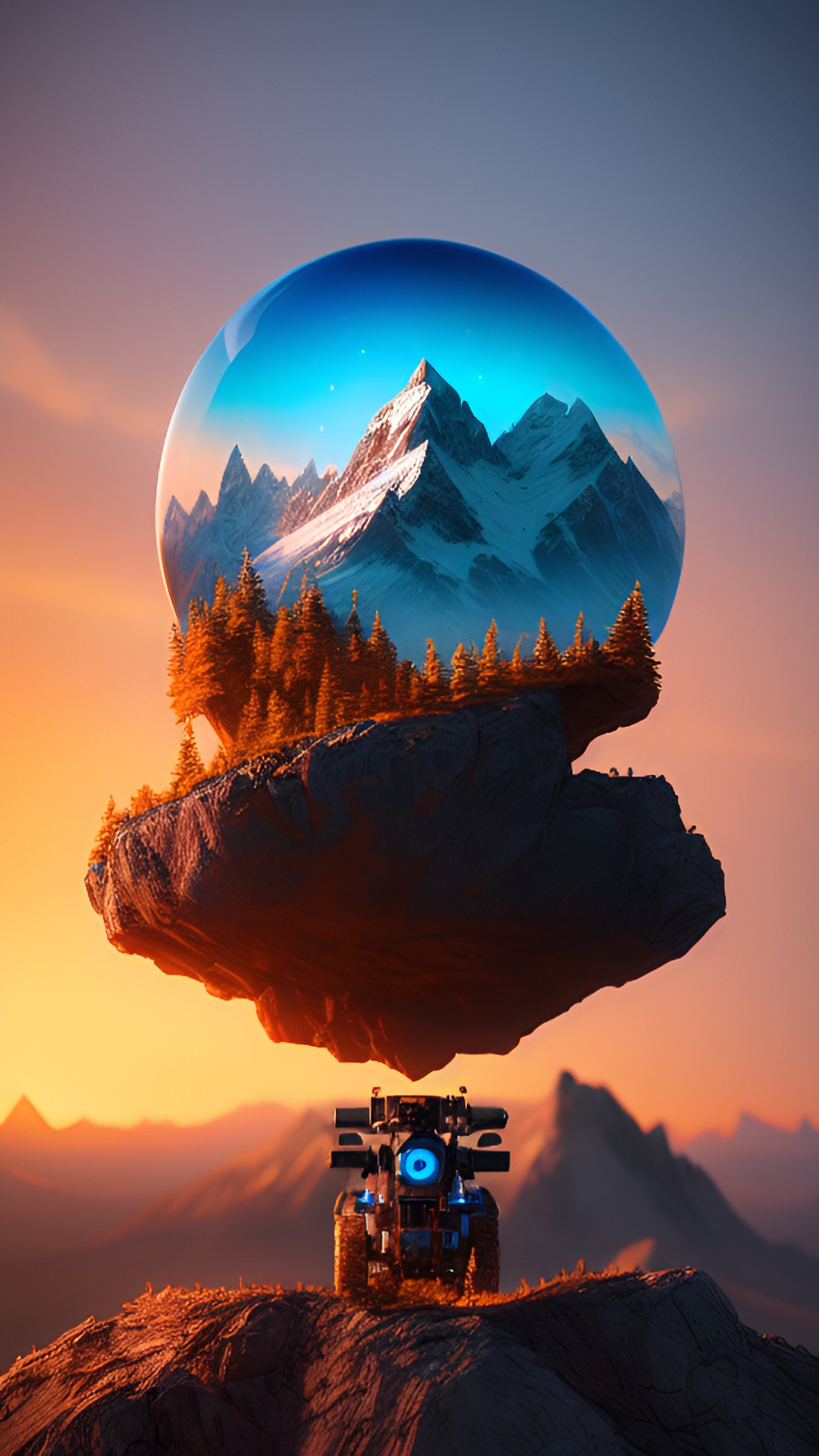 mountain sunset preview