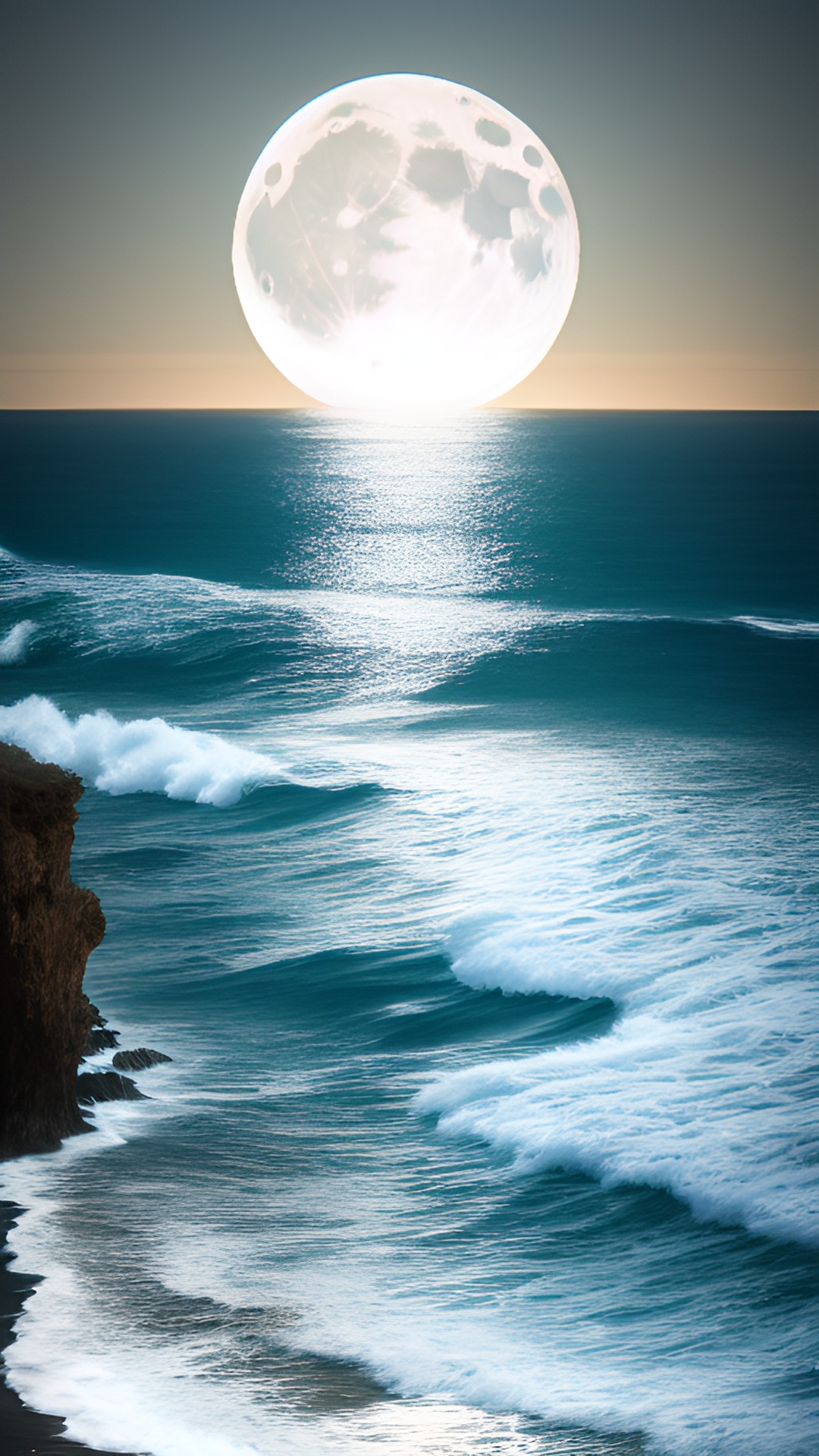 moon and ocean - the moon and the ocean meta lighting details preview