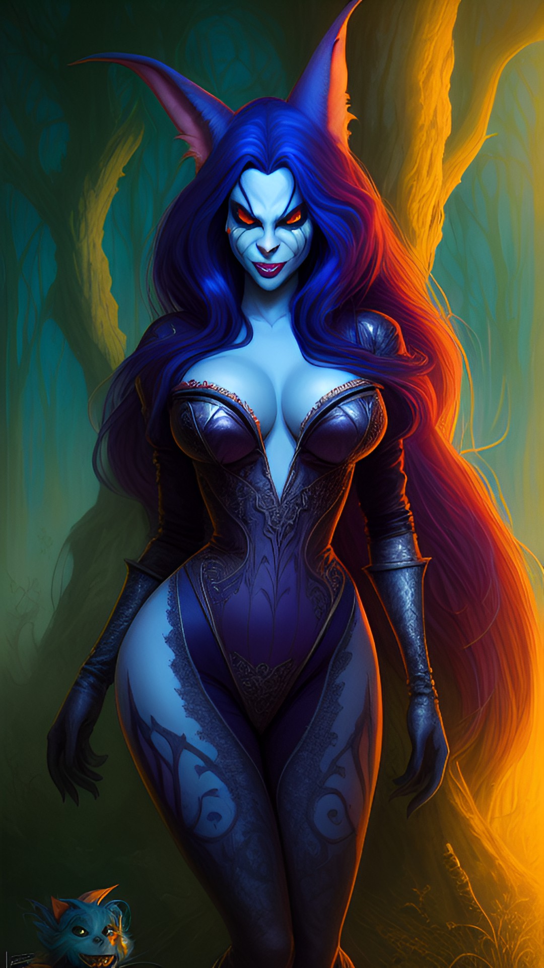 jessica rabbit goblin blue skin preview