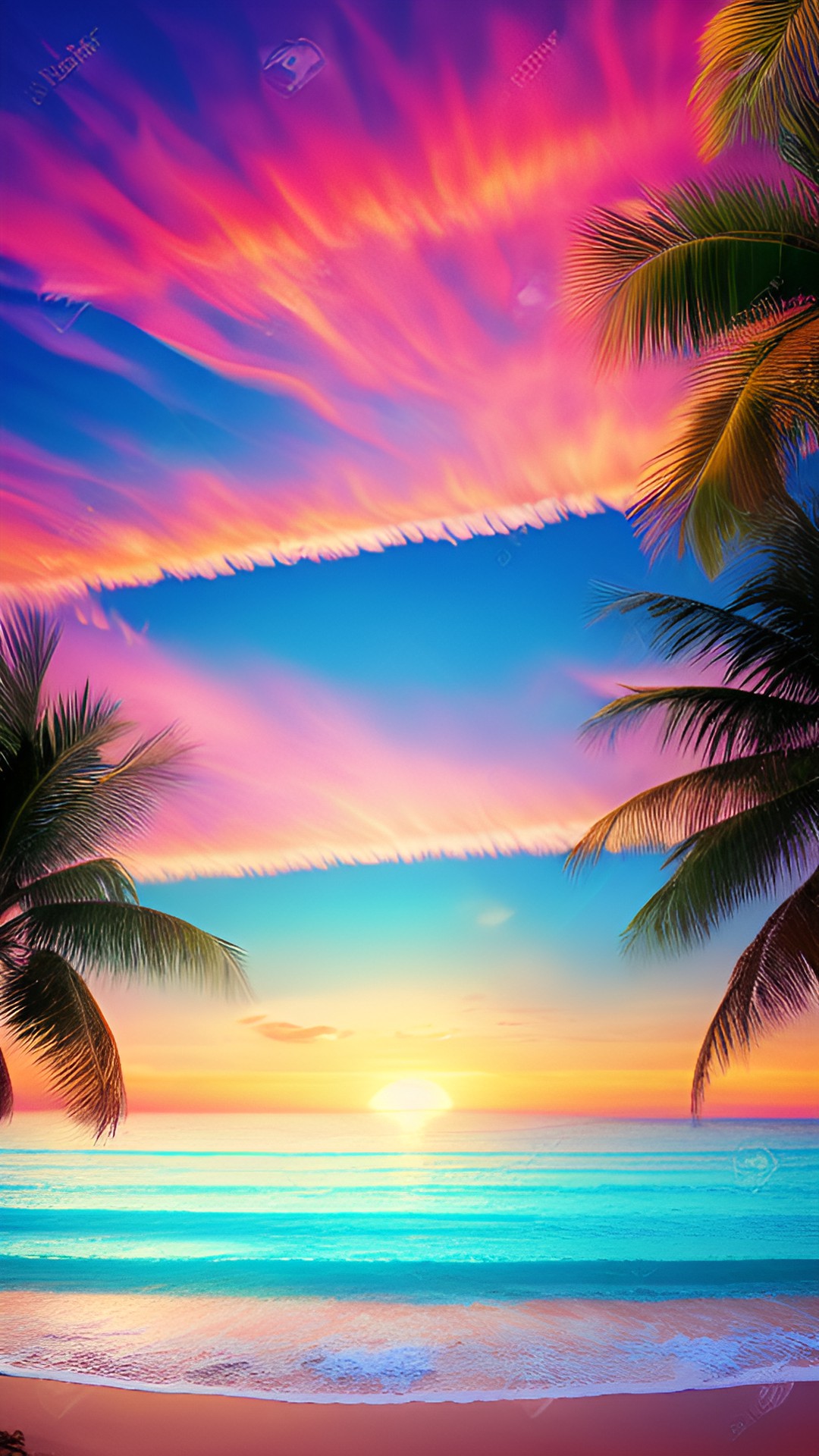 aesthetic pastel summer tropical sunset pretty sunset preview