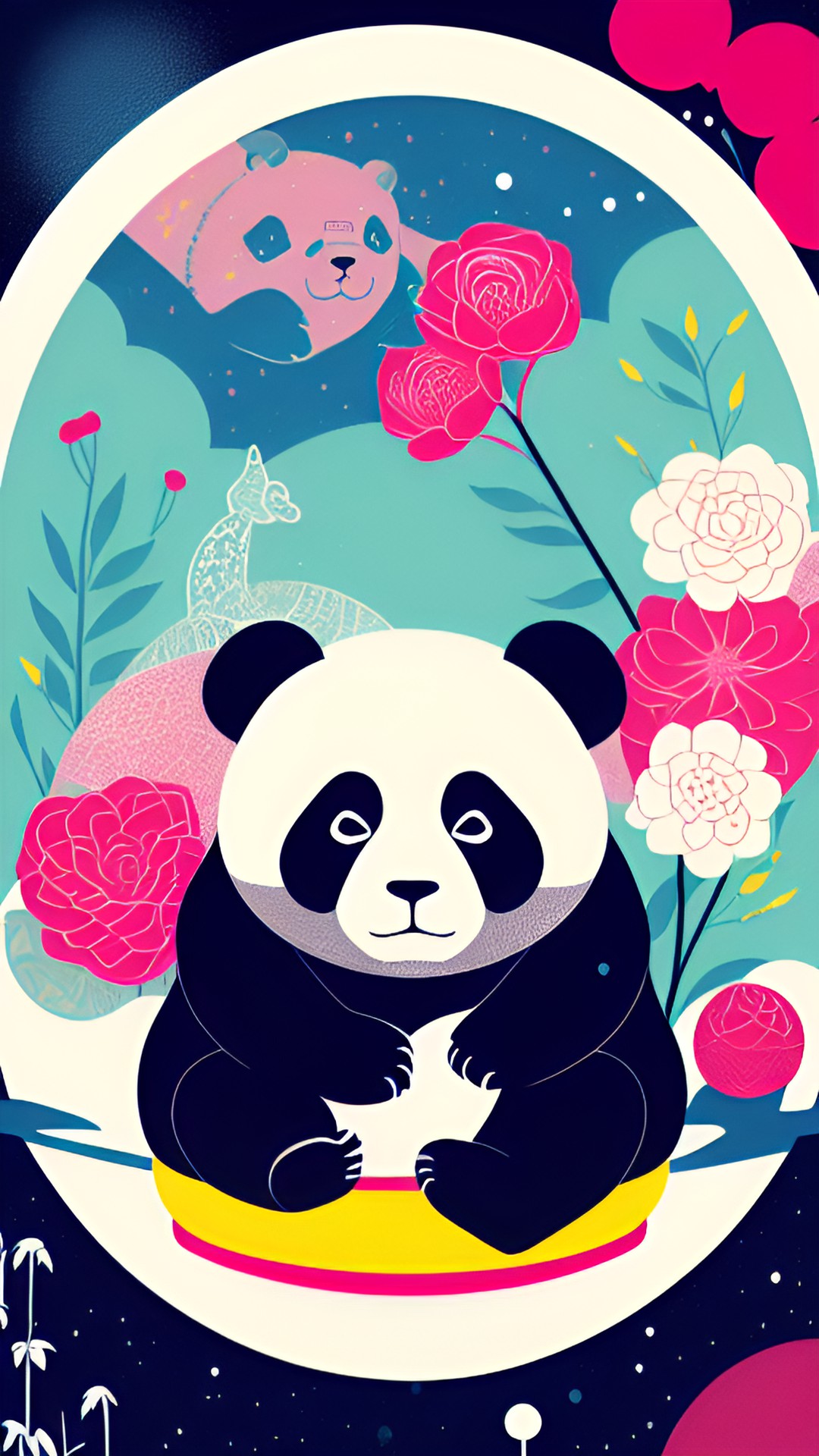 Panda folowers - panda preview