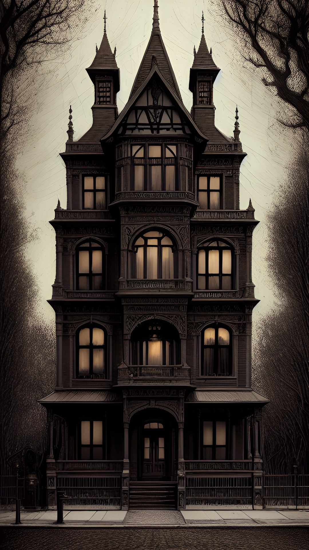 edwardian architecture, definitely haunted preview