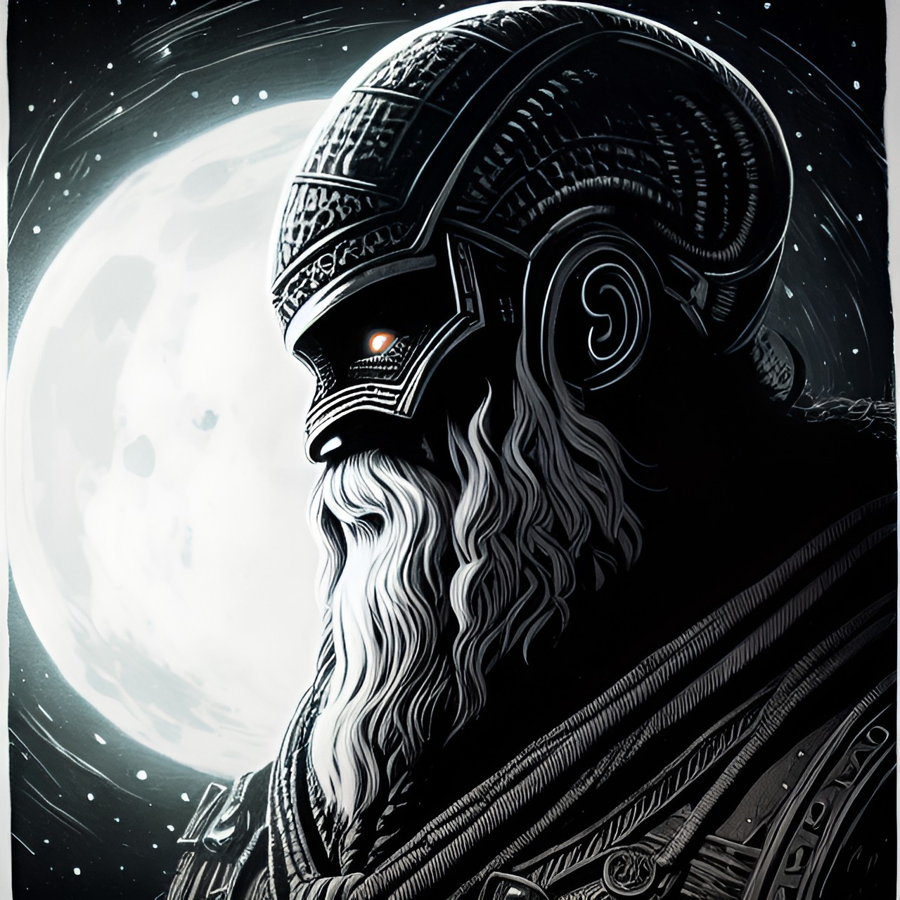 alien as viking chief preview