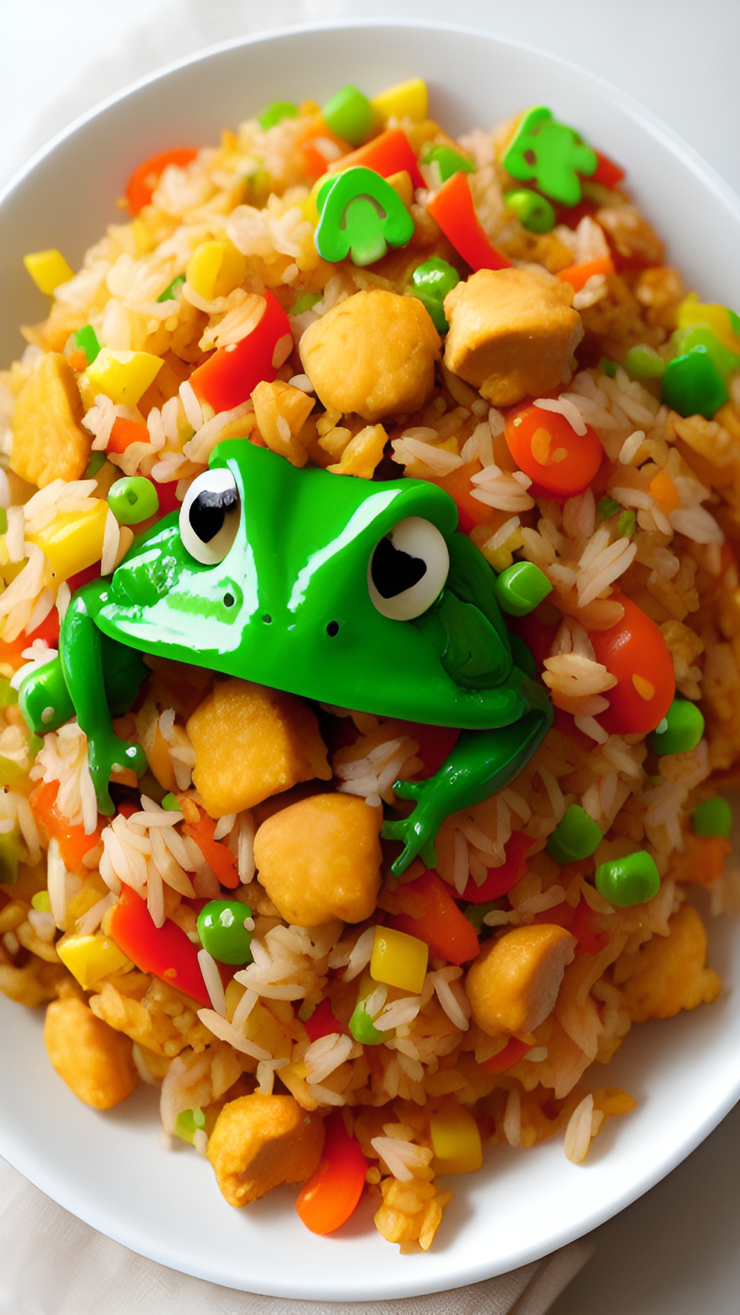 chicken fried rice eating frogs preview