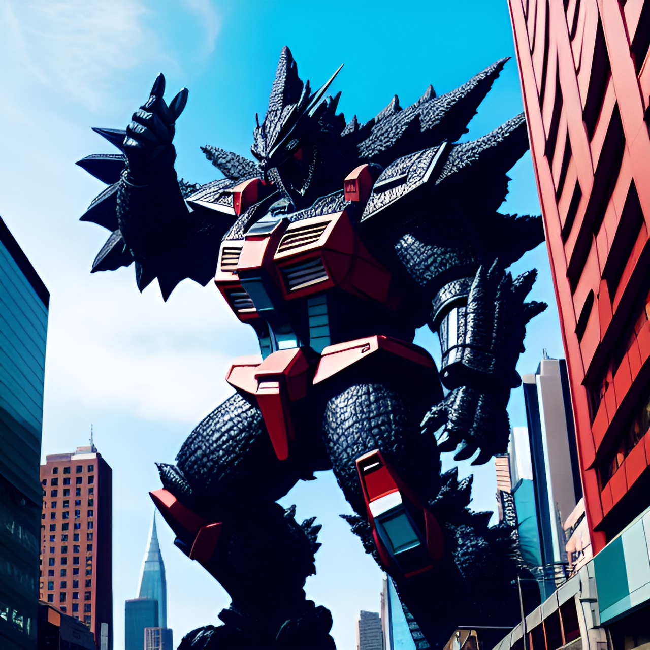 gundam godzilla in manhattan preview