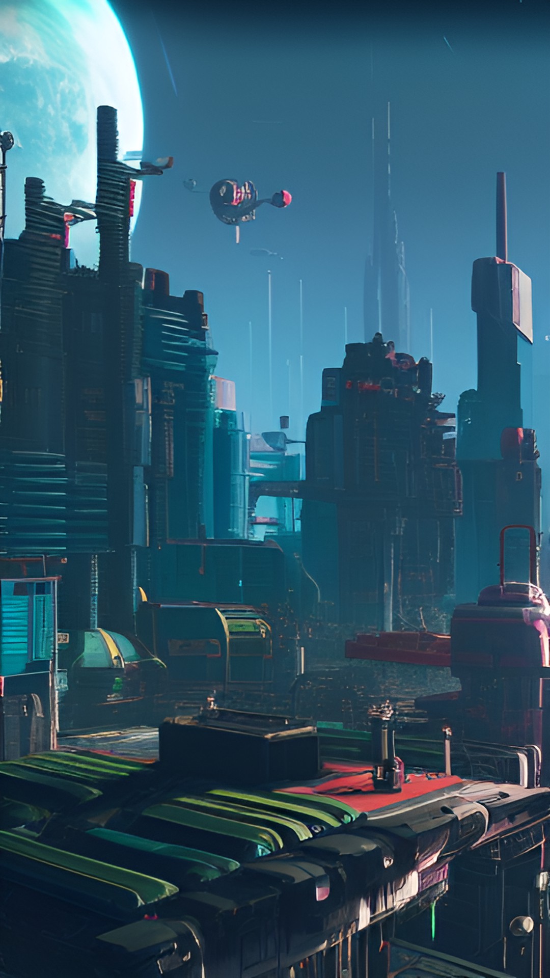 lofi cyberpunk city no man's sky preview