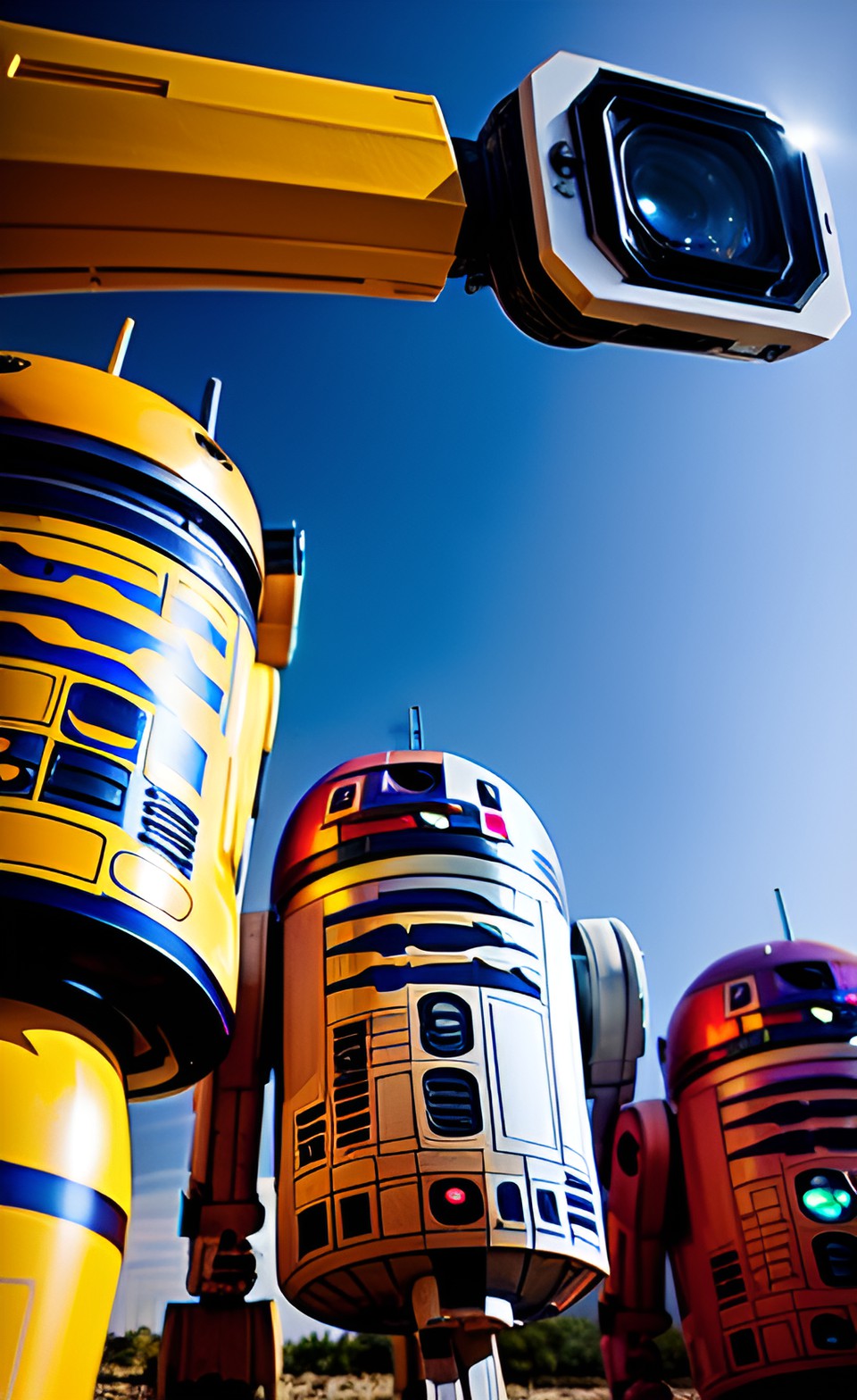 droids group selfie preview