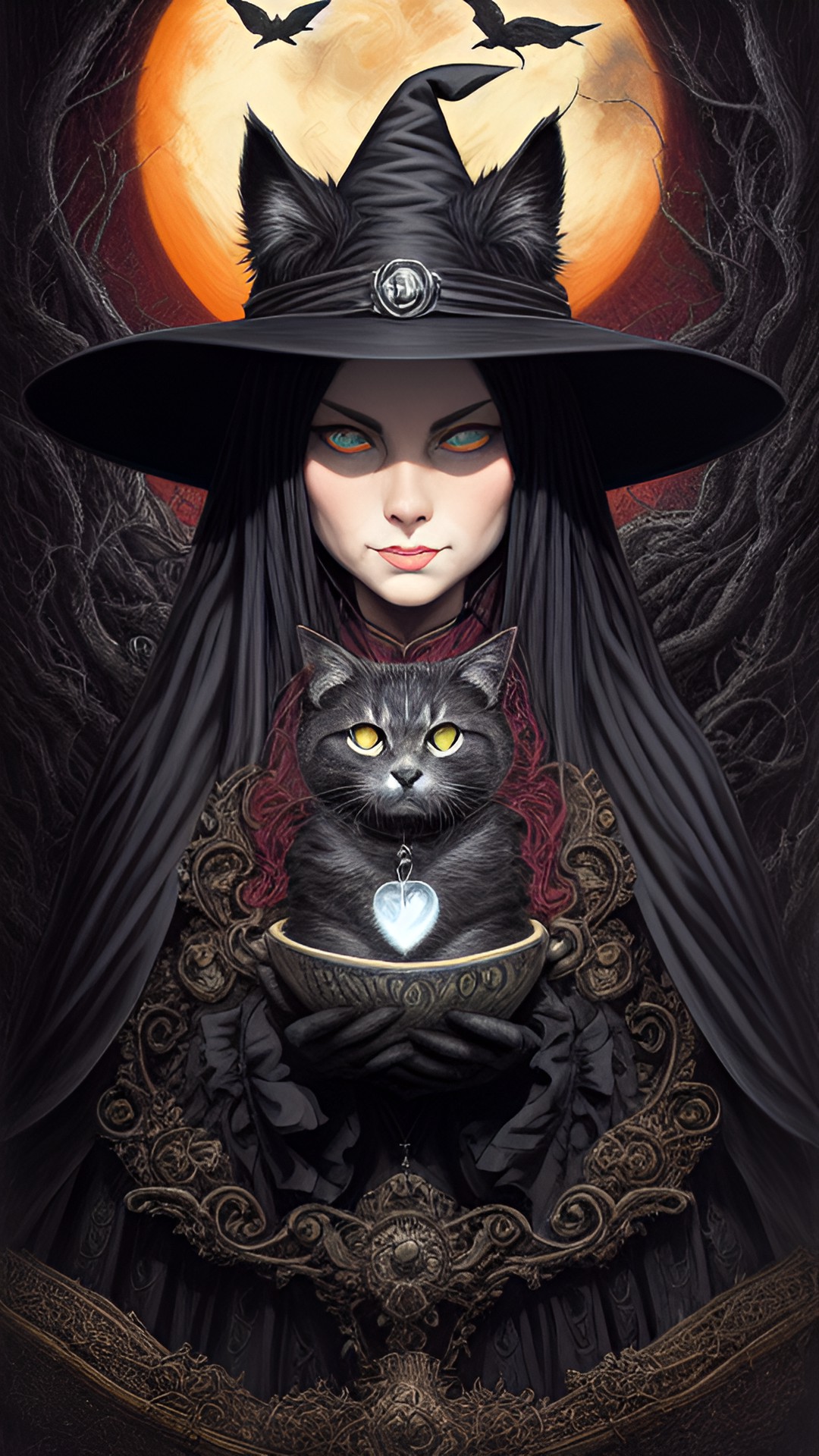 Witch's Black Cat - witch's black cat preview