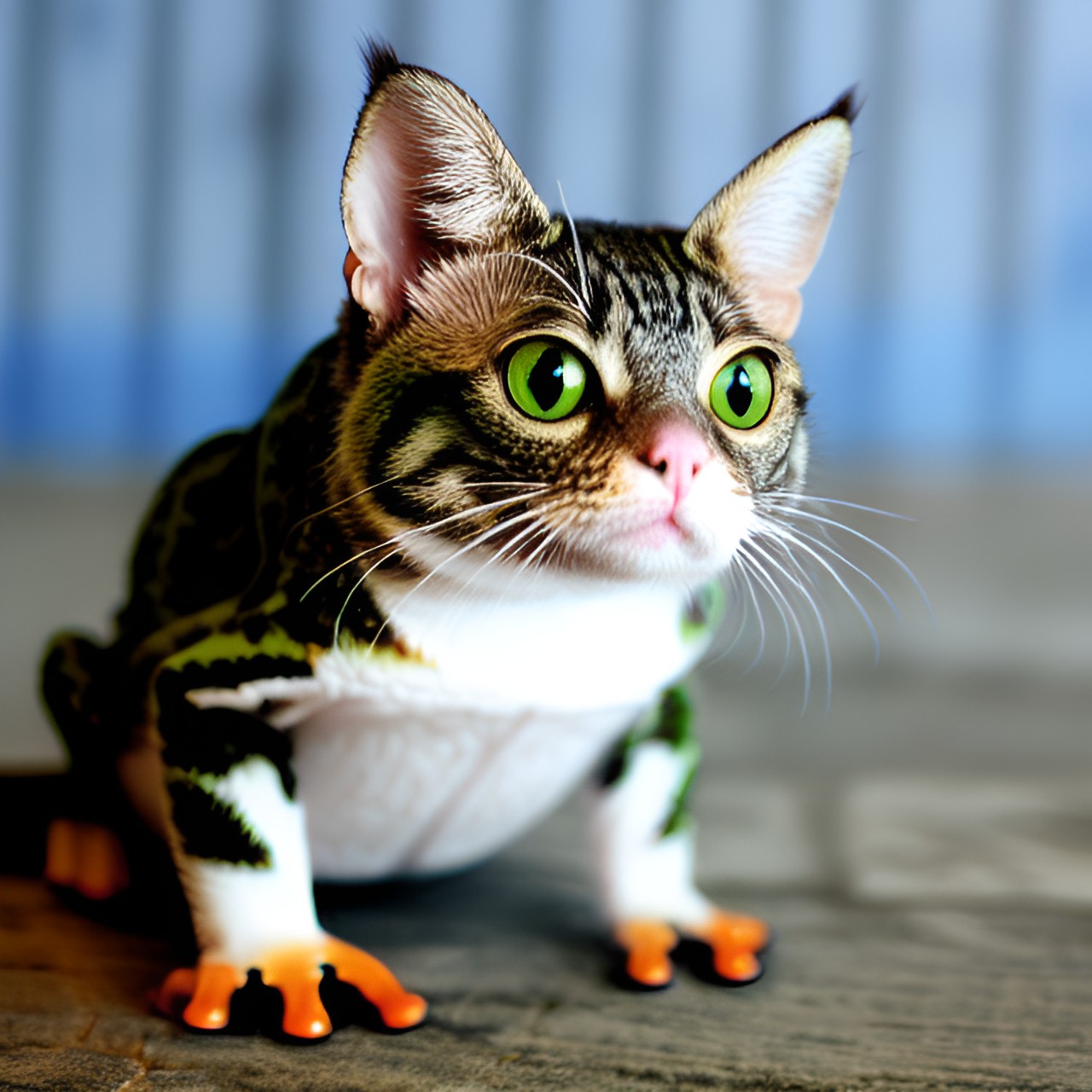 frog cat, realistic preview