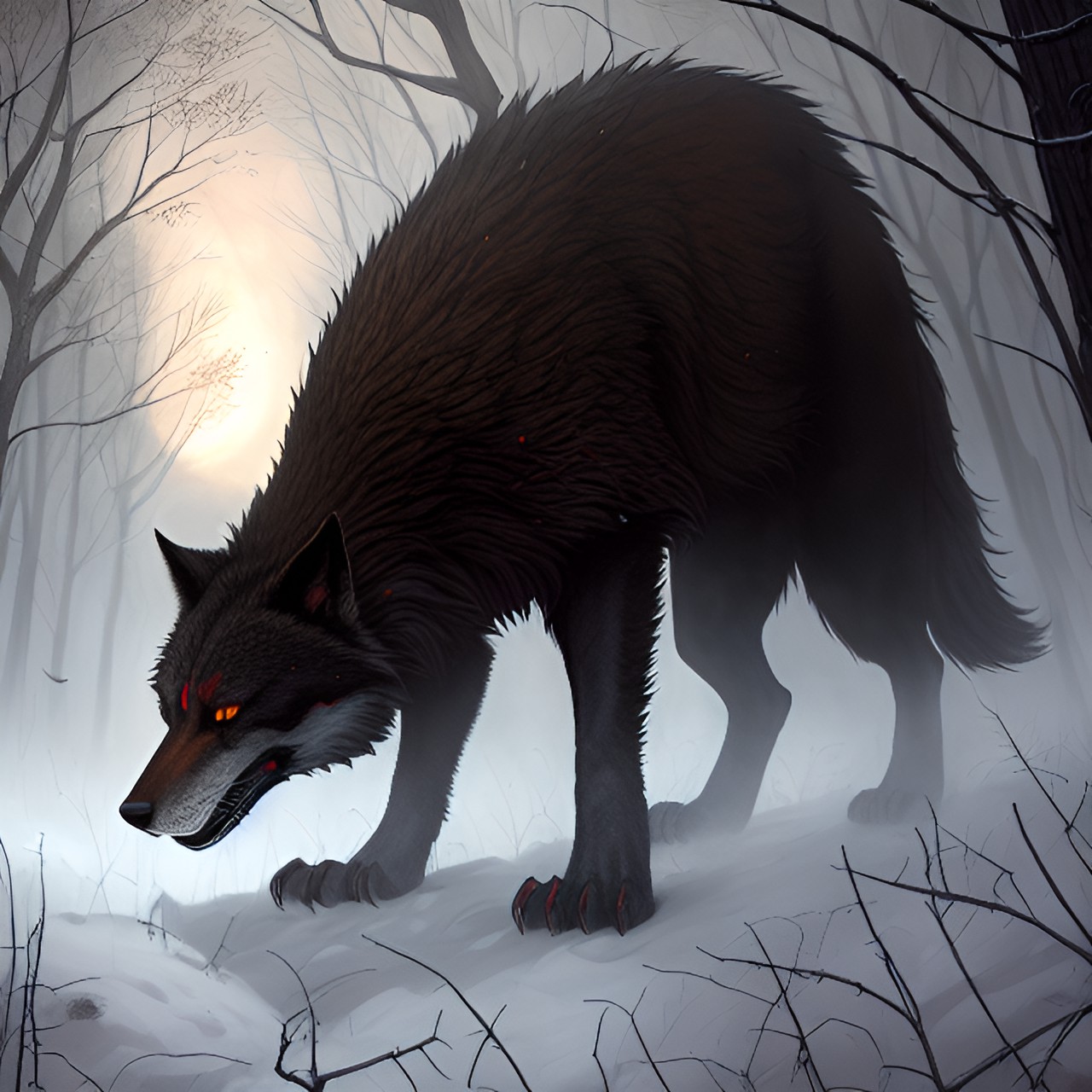 red, stalking, werewolf preview