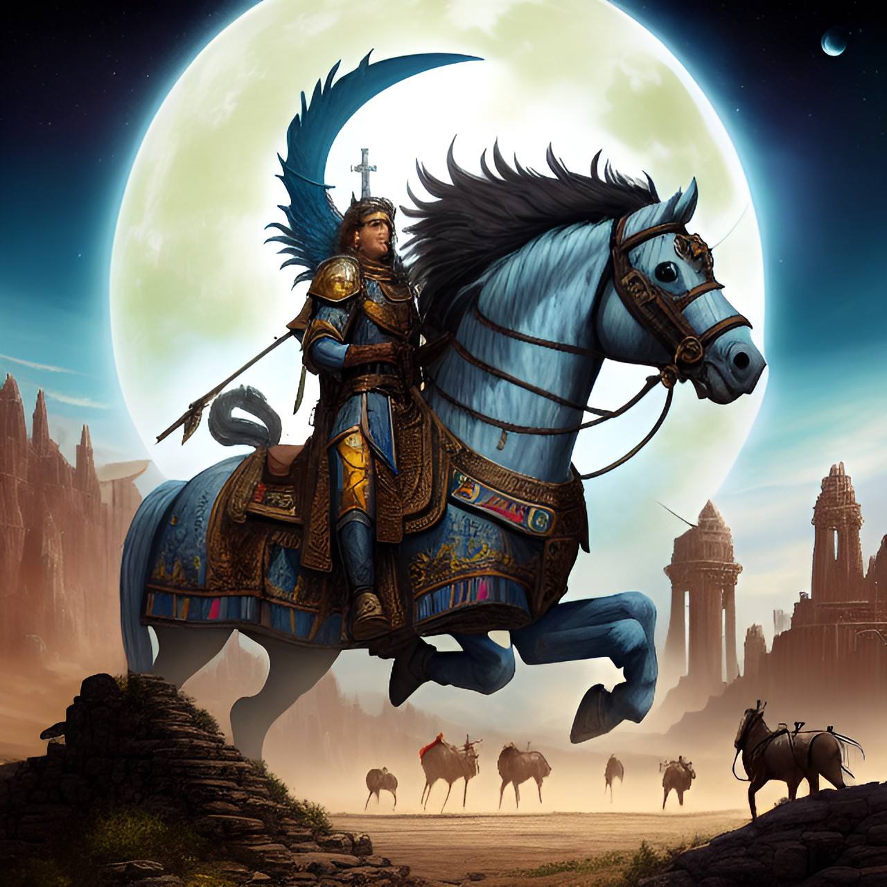 holy bible book of revelation 1:10
1970s country music elements mixed with dungeons and dragons planescape campaign setting. cosmic effects. futuristic ancient architecture. random creatures generator. preview