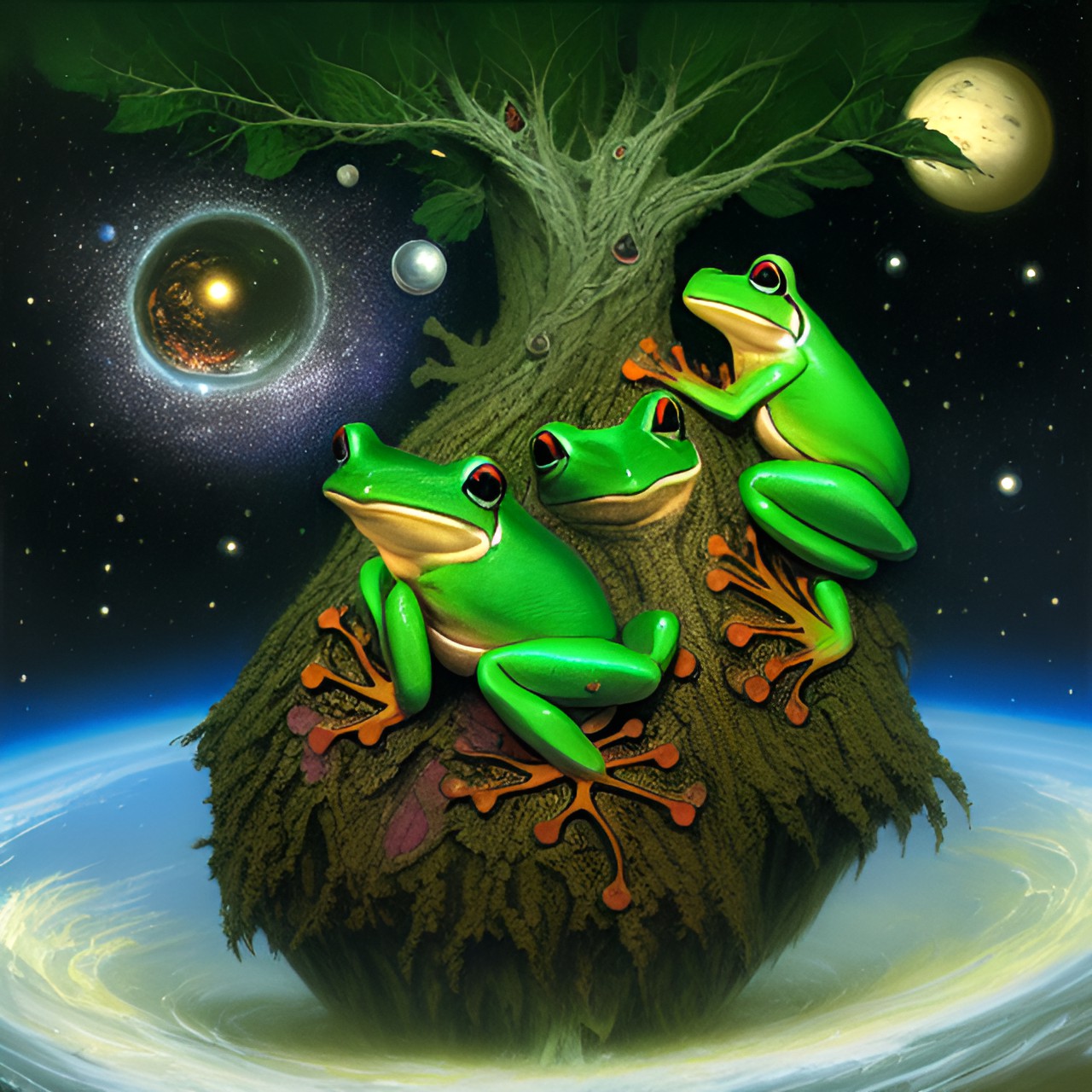 tree frogs from space preview