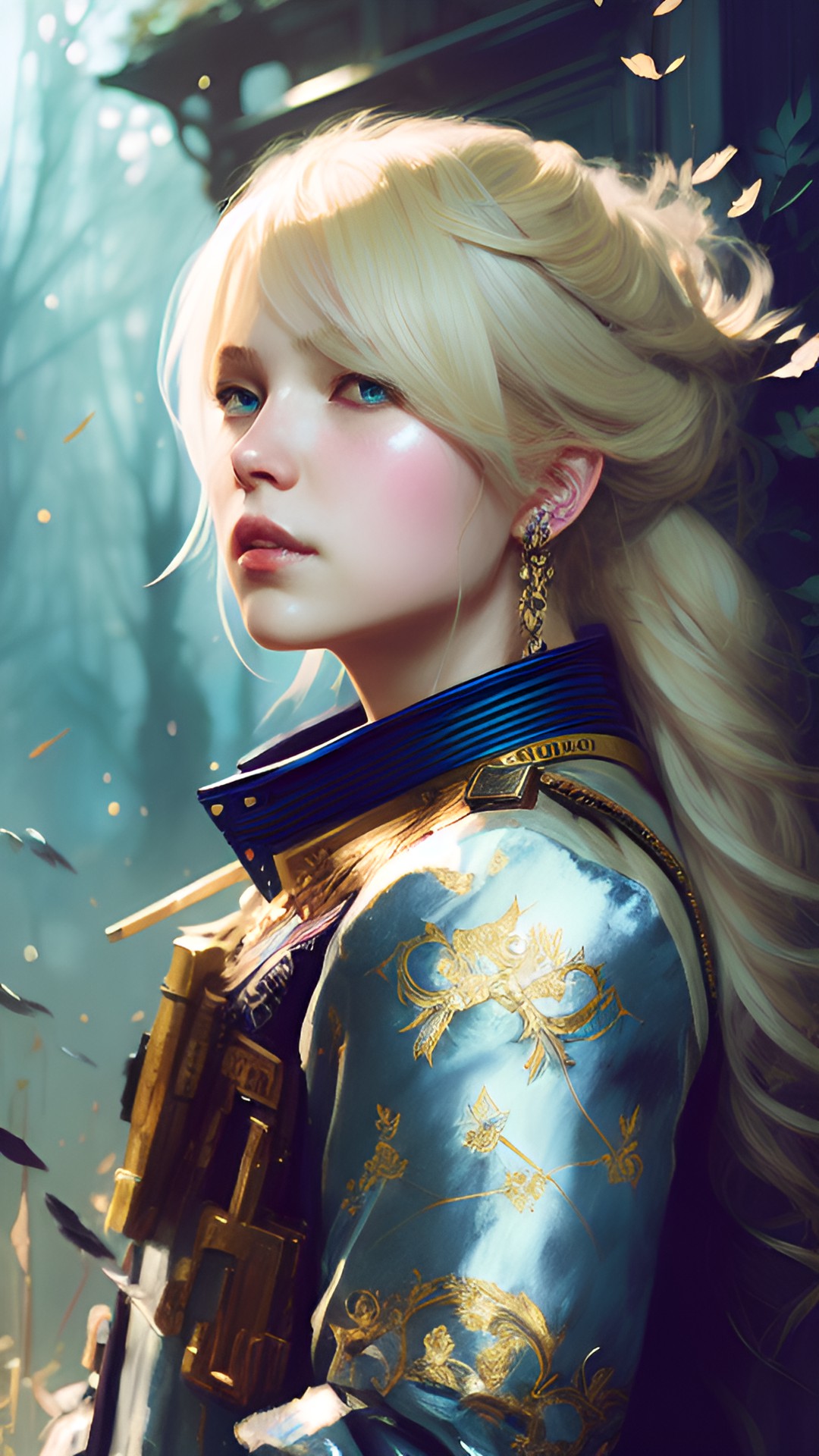 Raya - fantasy blond haired princess preview