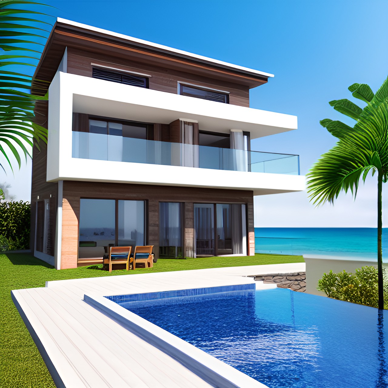 villa near beach preview