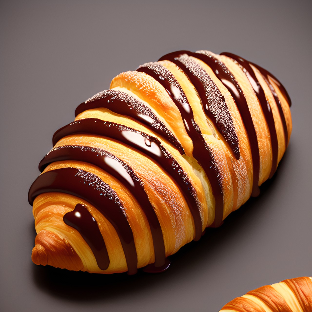 croissant with chocolate preview