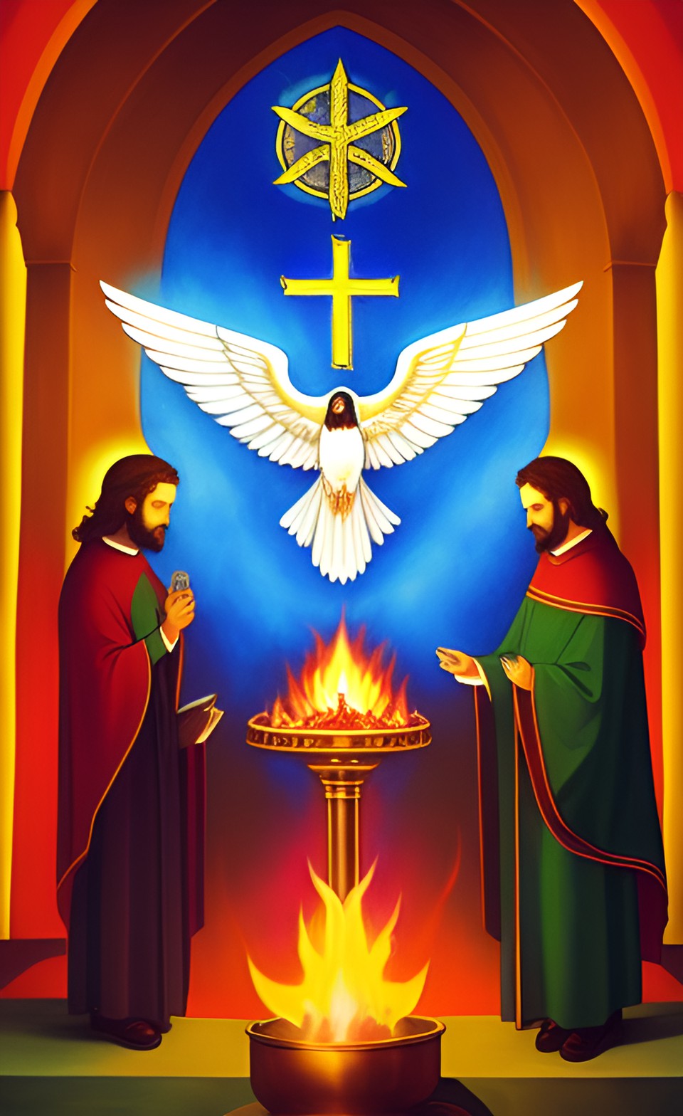 holy spirit fire eucharist trinity preview