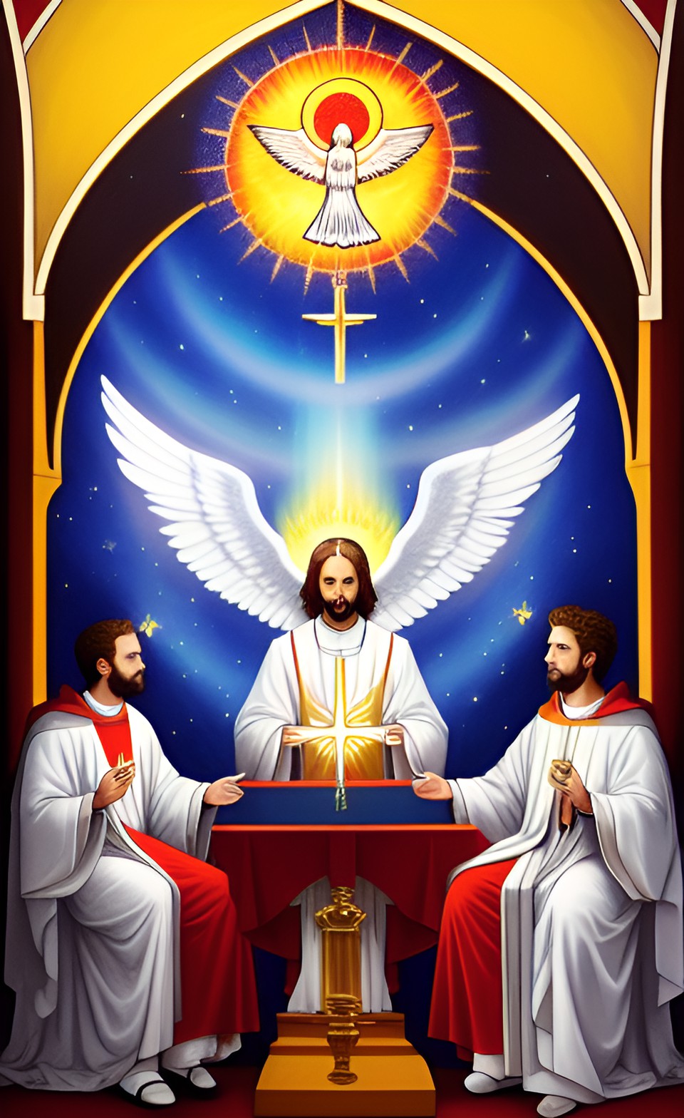 holy spirit fire eucharist trinity preview