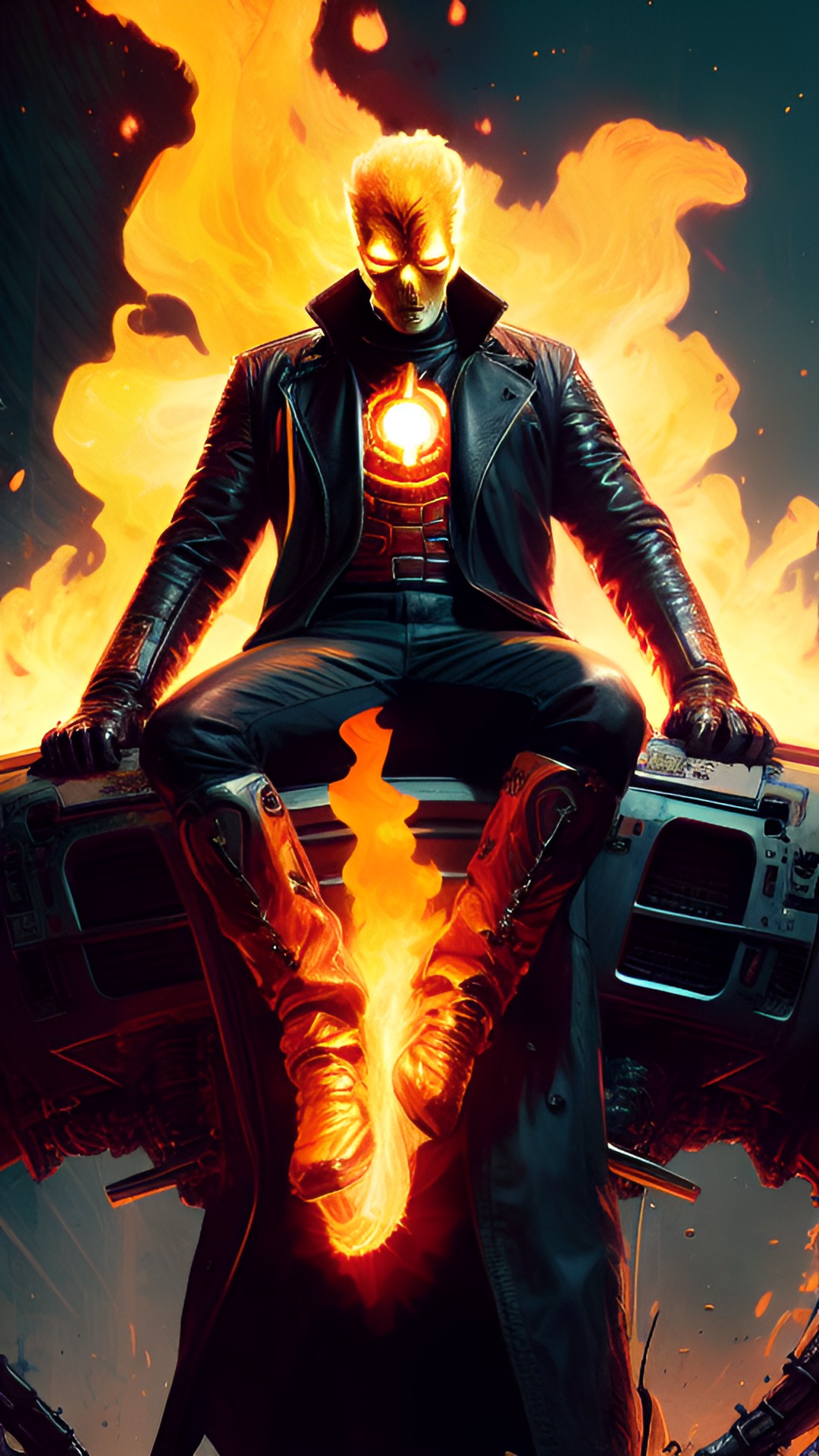 human torch  ghost rider preview