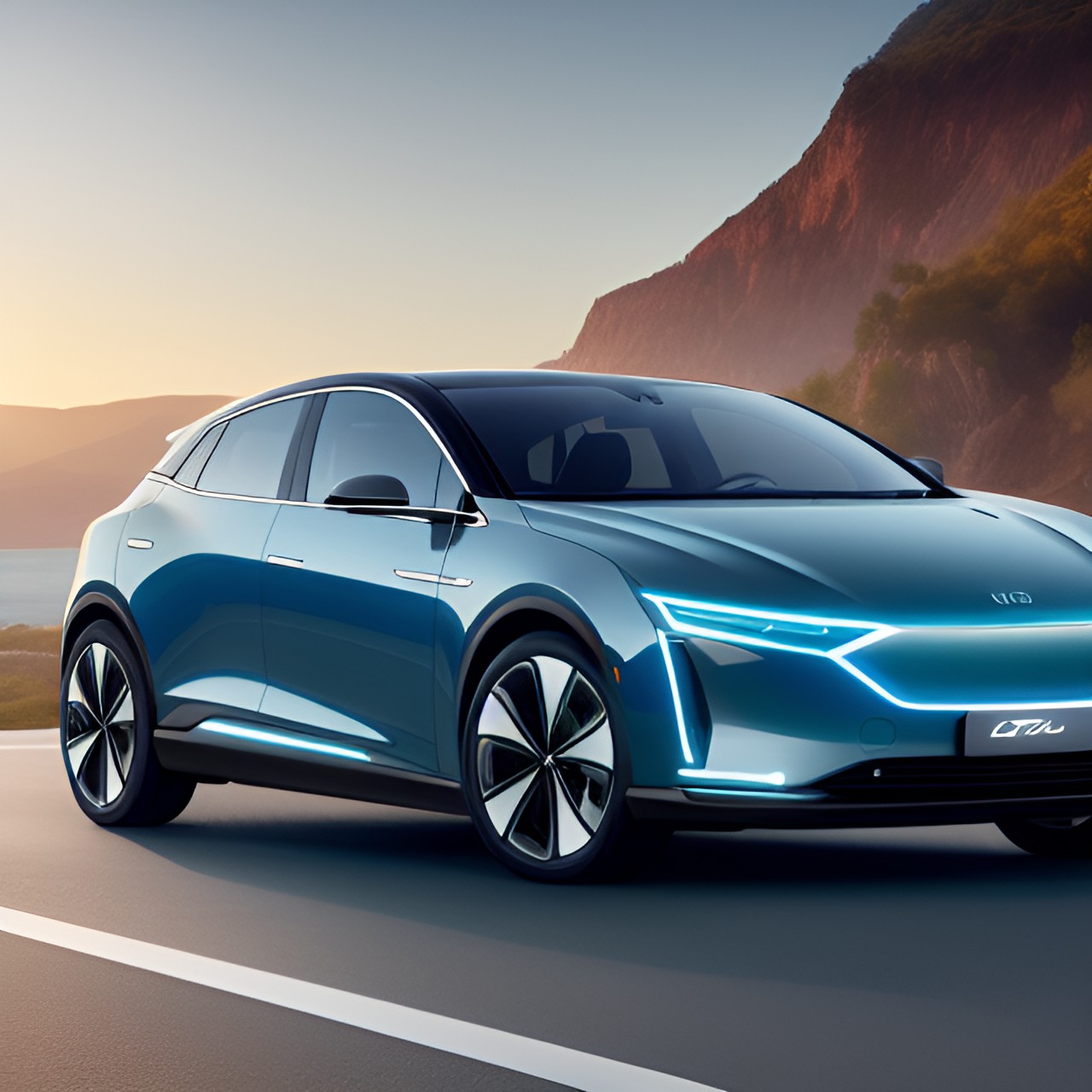 luxury electric vehicle preview