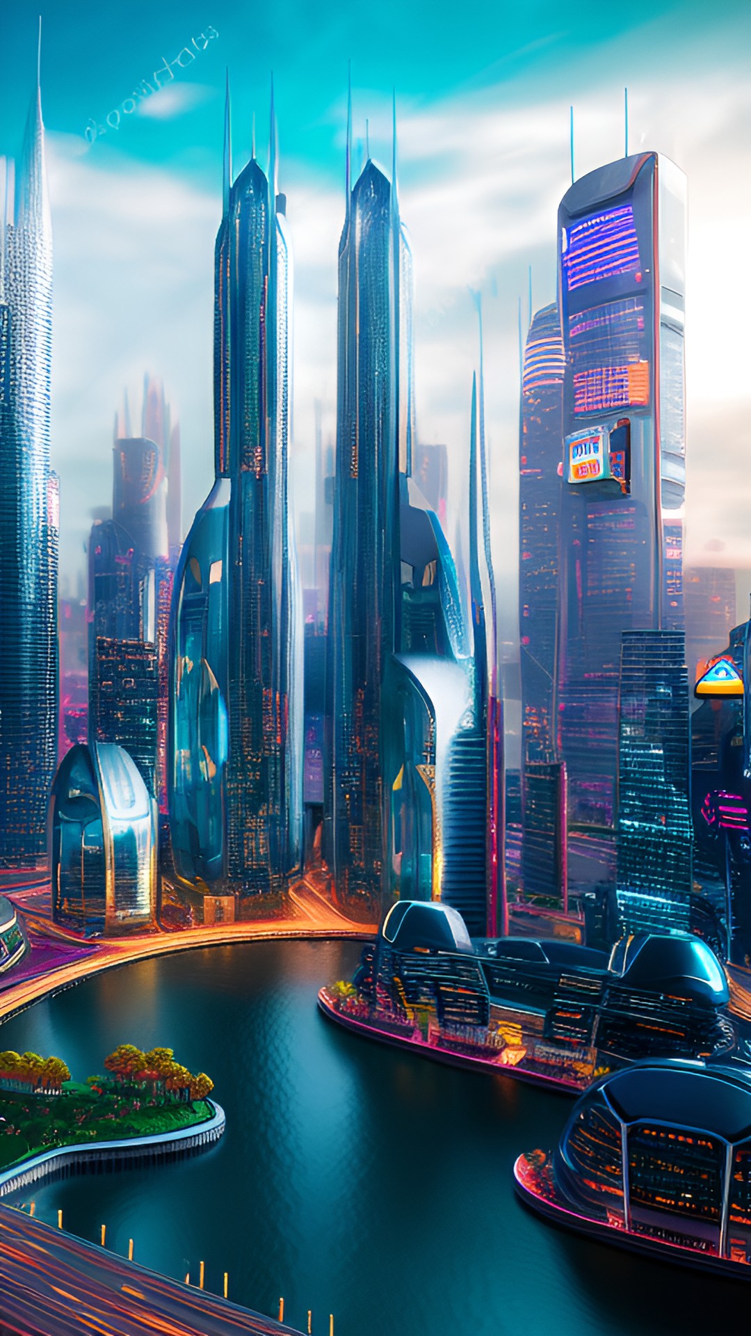 futuristic city preview