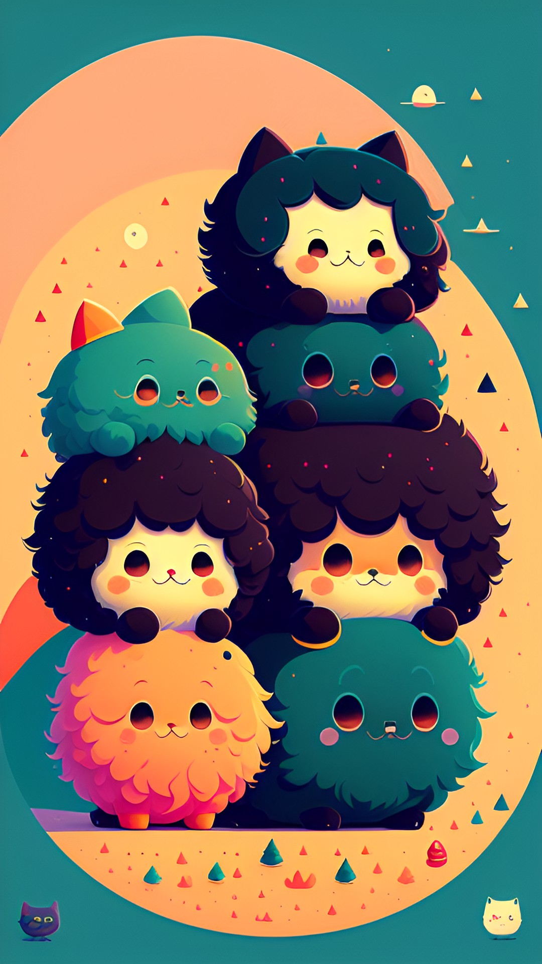 Furry little kittens - happy little fluff balls preview