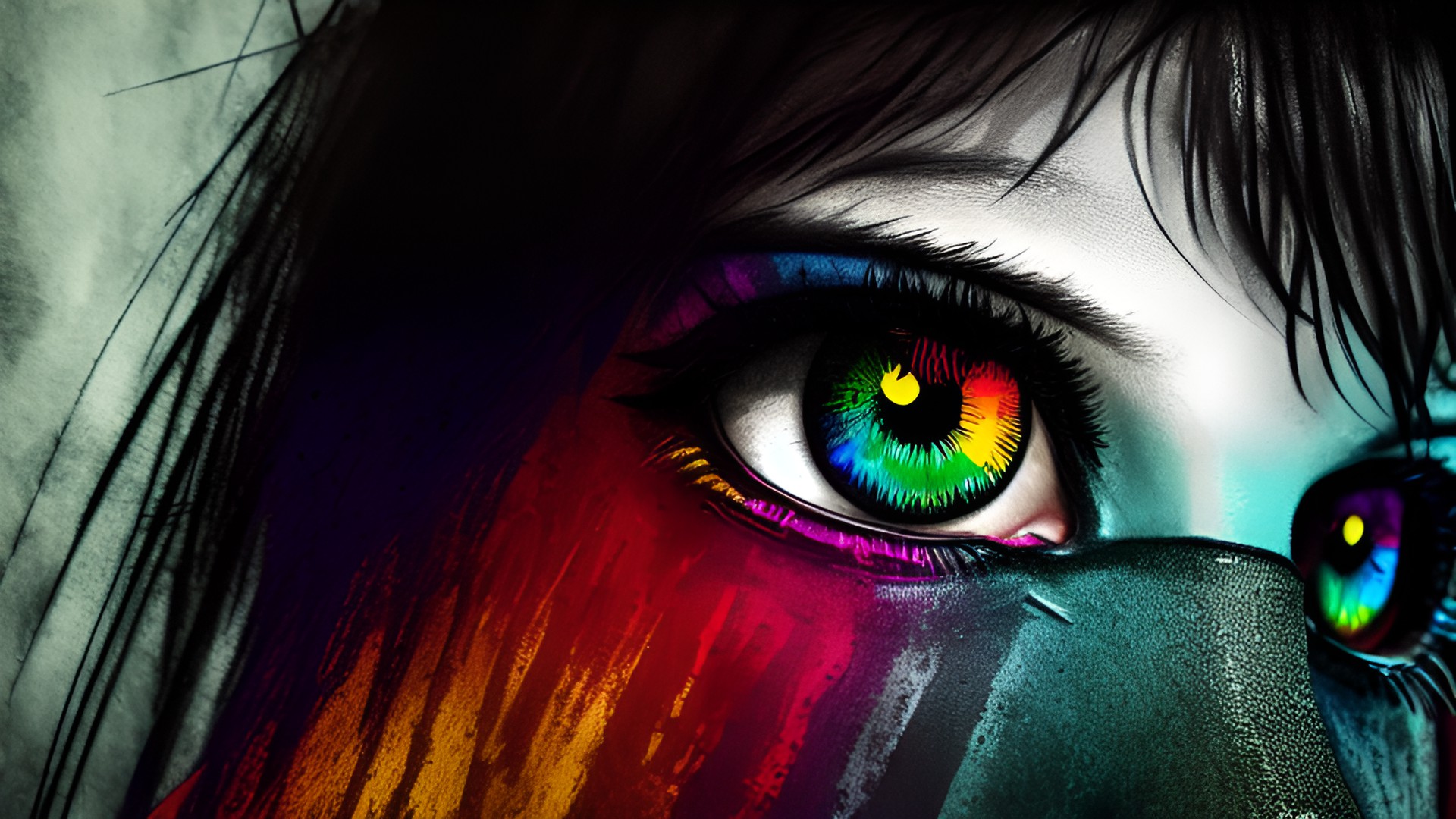 pride flag , grunge, ultra high definition, intricate, sharp focus, high detail, dramatic lighting  - preview