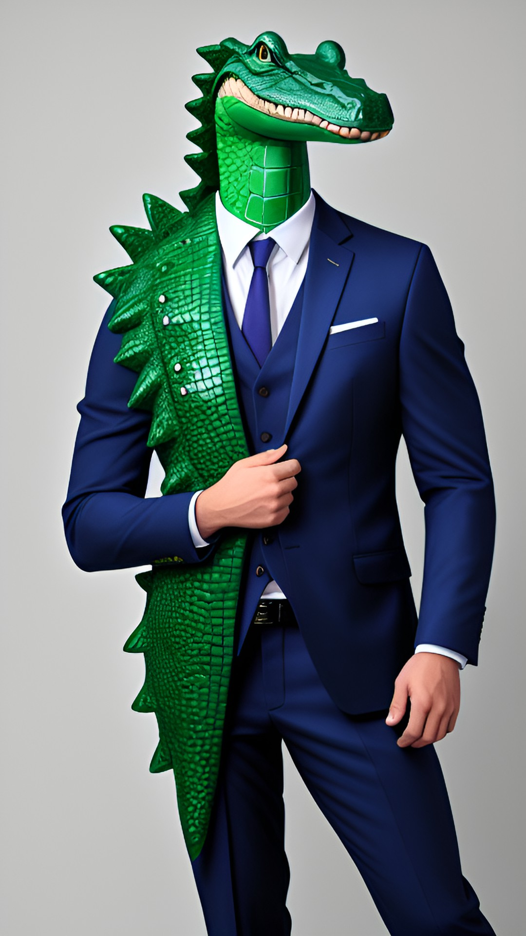 alligator man in a suit preview