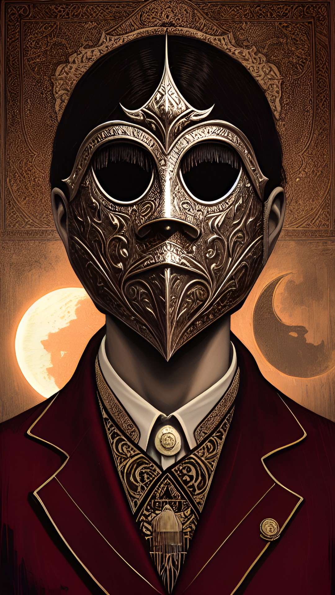 venice mask and moon preview