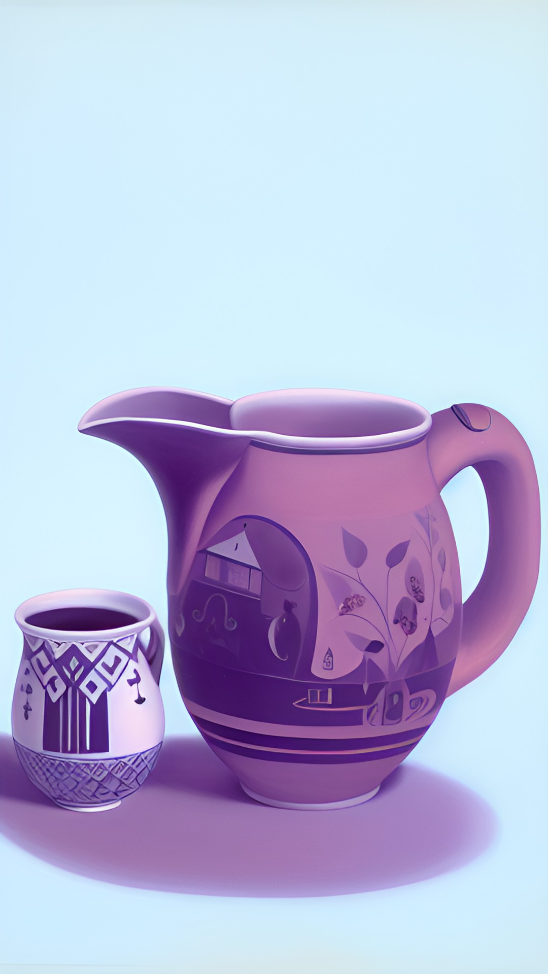 pitcher and cup still life preview