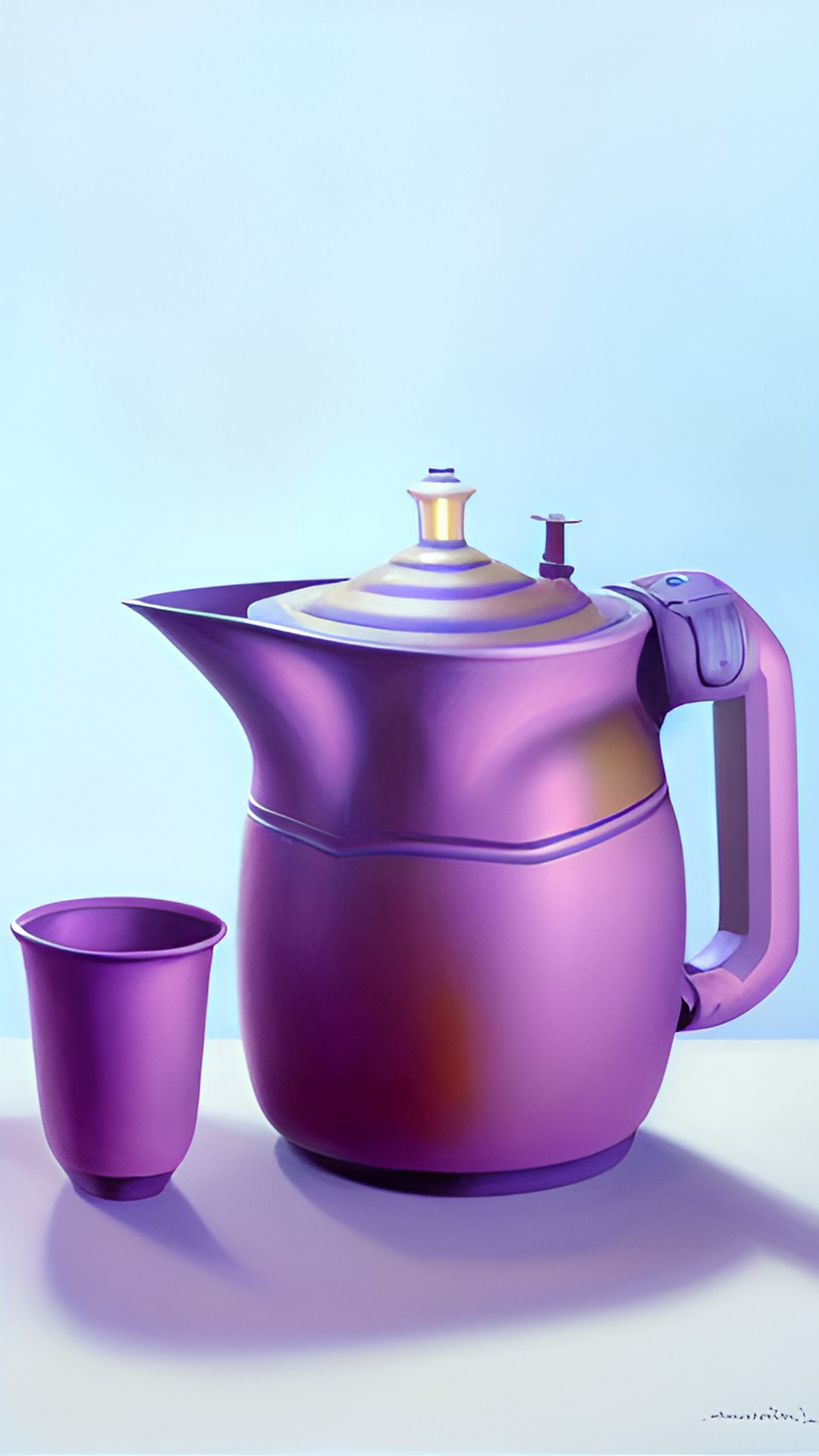 pitcher and cup still life preview