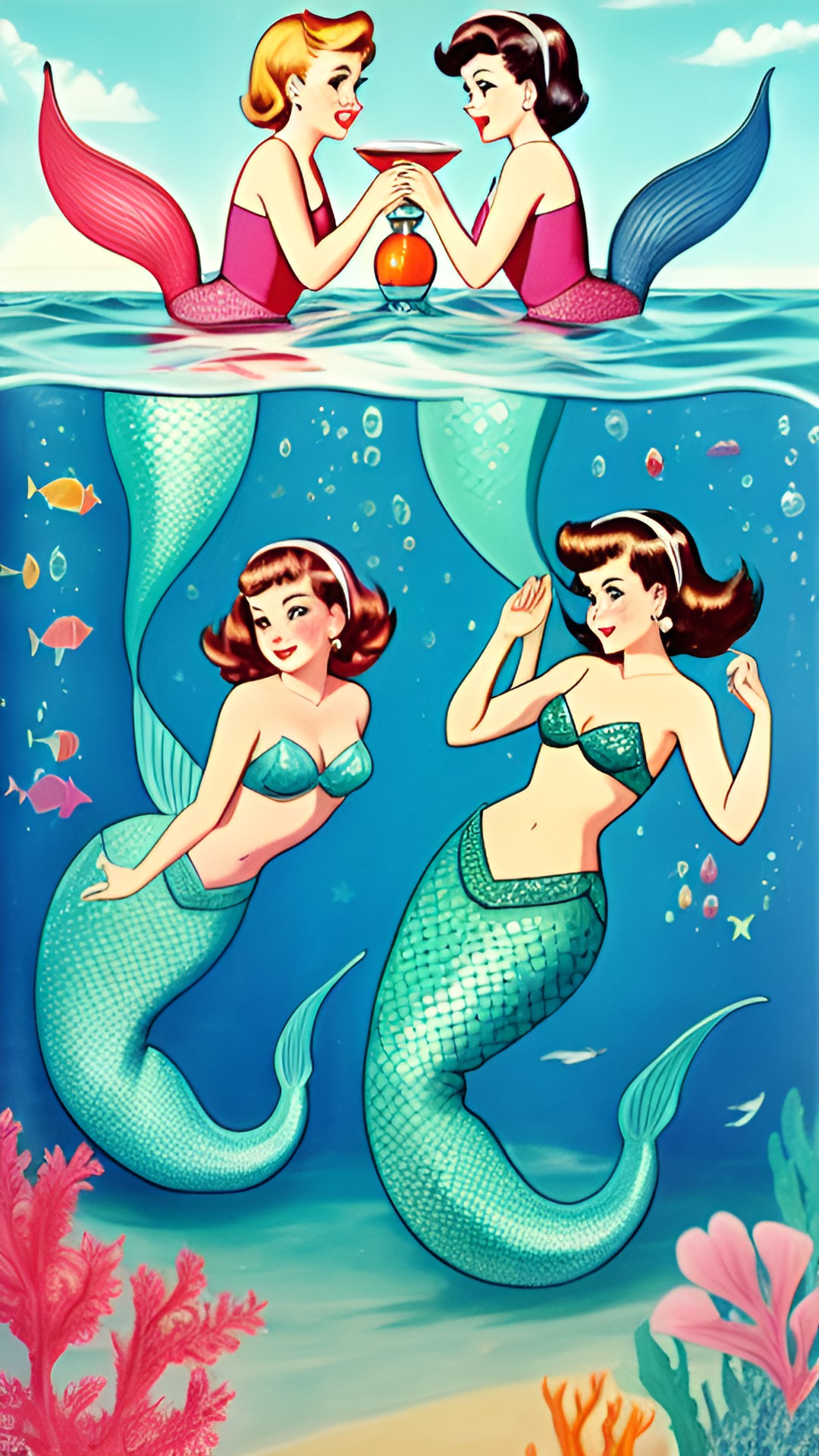 1950s mermaids preview