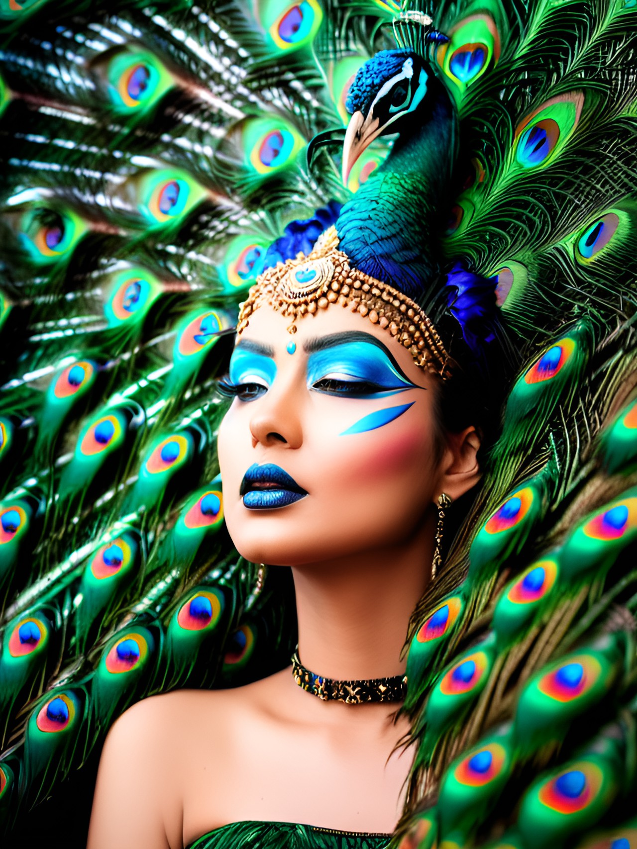 Peacock - peacock woman preview