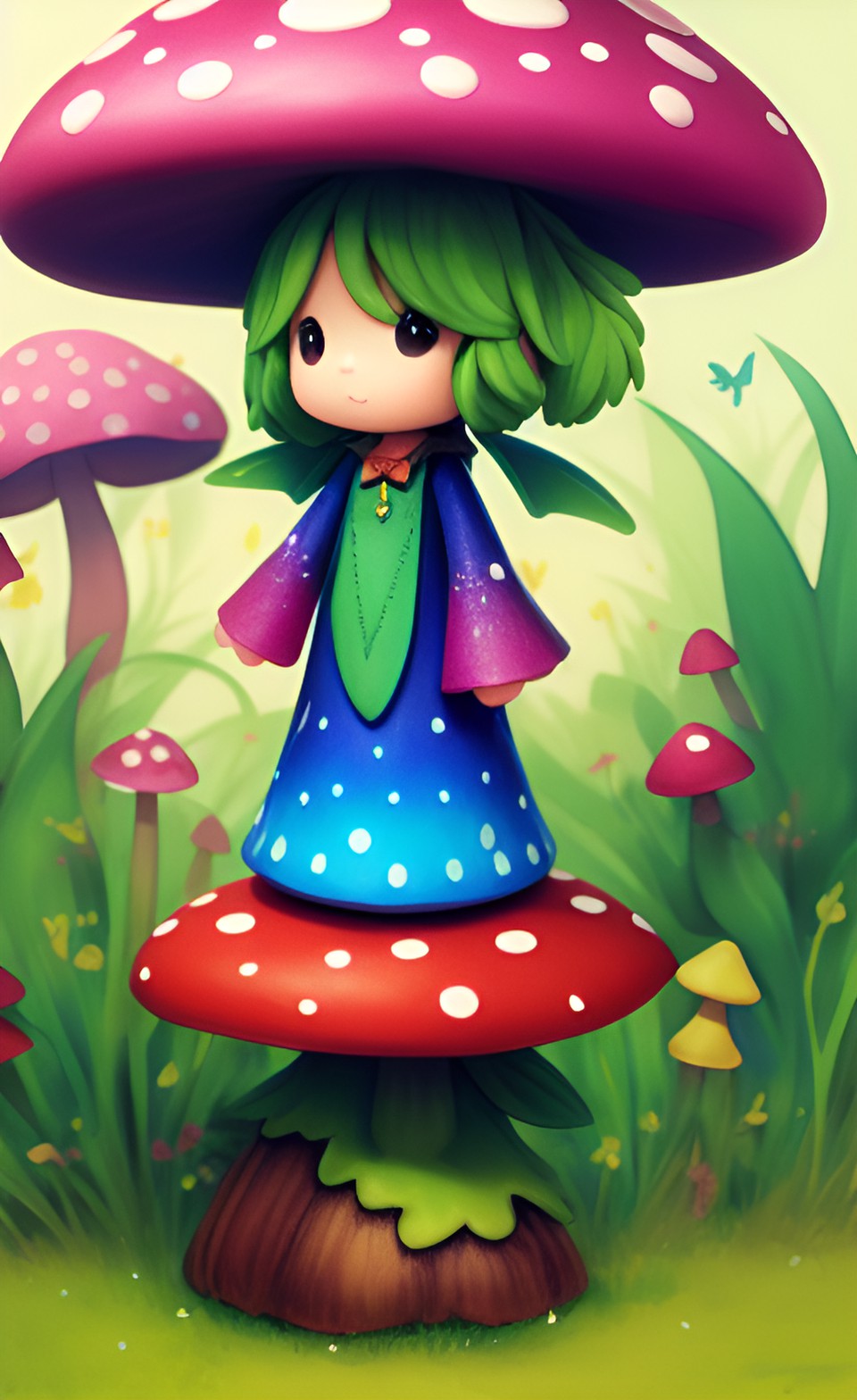 faerie mushroom man preview