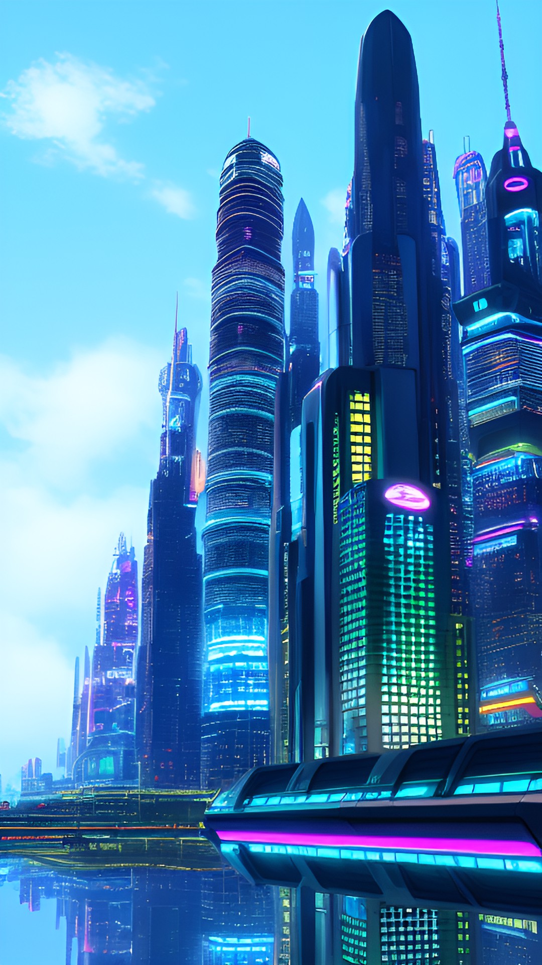 Riddles Secret - futuristic city preview