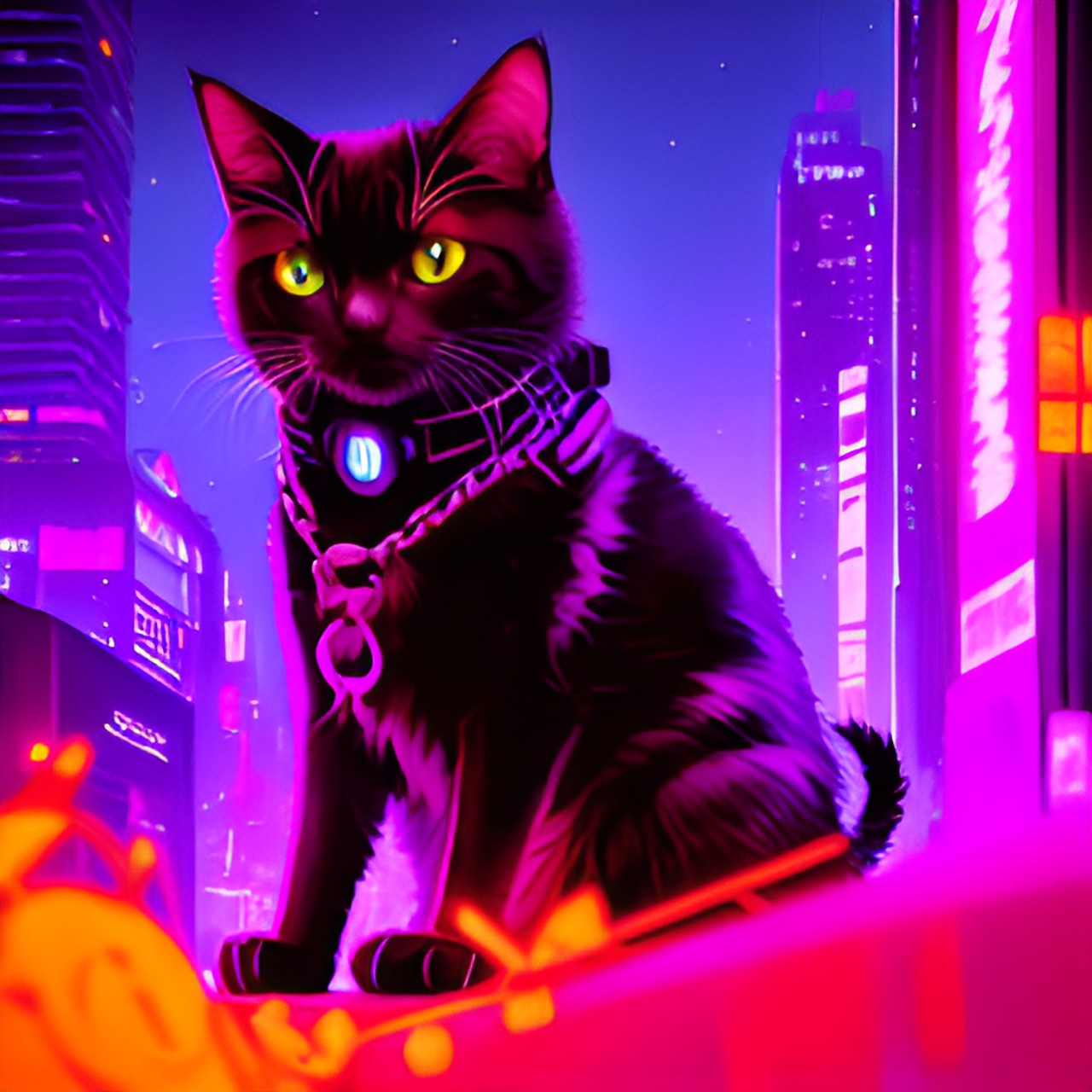 Cyberpunk Cat - cyberpunk cat preview